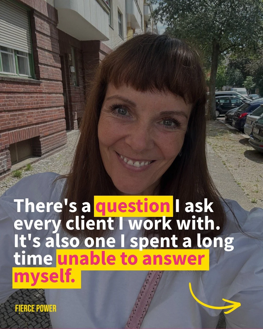 There's a question I ask every client. For a long time, I couldn't answer it myself.
Swipe through and tell me in the comments where you are with this. I read every response. 💛
#FiercePower #FearsToFierce #ImposterThoughts #WomenLeadership #FindYour