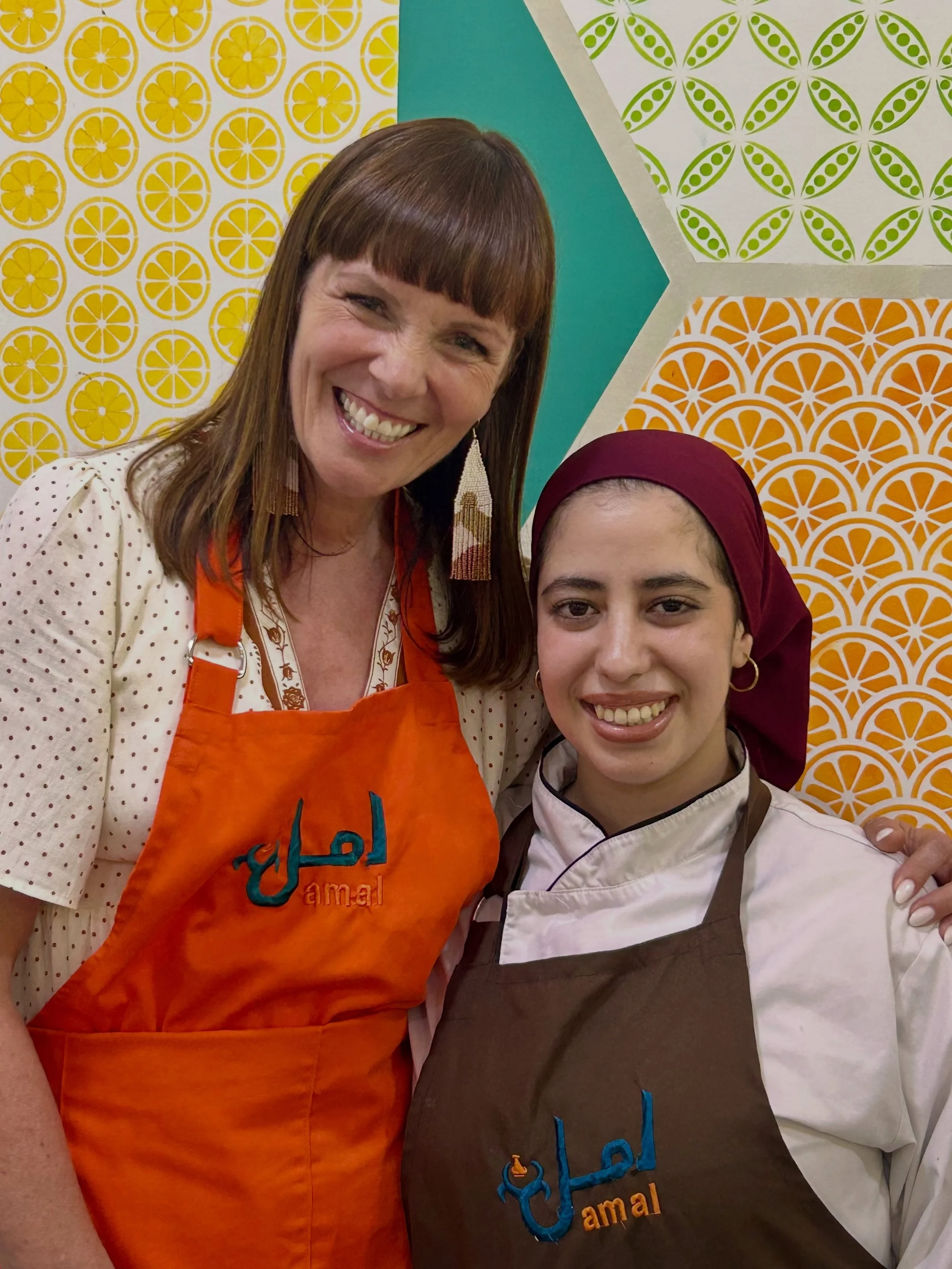 Yesterday in Marrakesh through my work as CEO with @bbenergyfoundation I met someone who taught me how to make Moroccan biscuits &mdash; and left me completely inspired. ✨

She&rsquo;s just finished a 10-month training programme with @amalnotforprofi