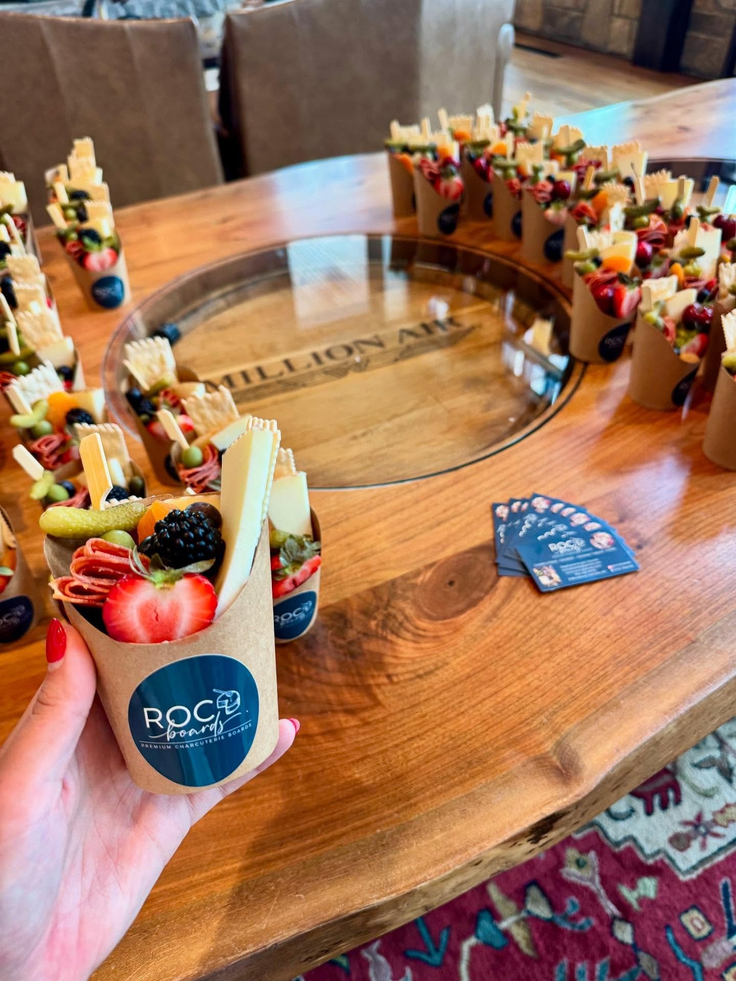 2 events today at Million Air in the Westchester Airport has me manifesting a flight on a PJ one day. With a ROC Board in the air of course ✈️🧀🍒🍓🫒

Place your order request on the website 📲