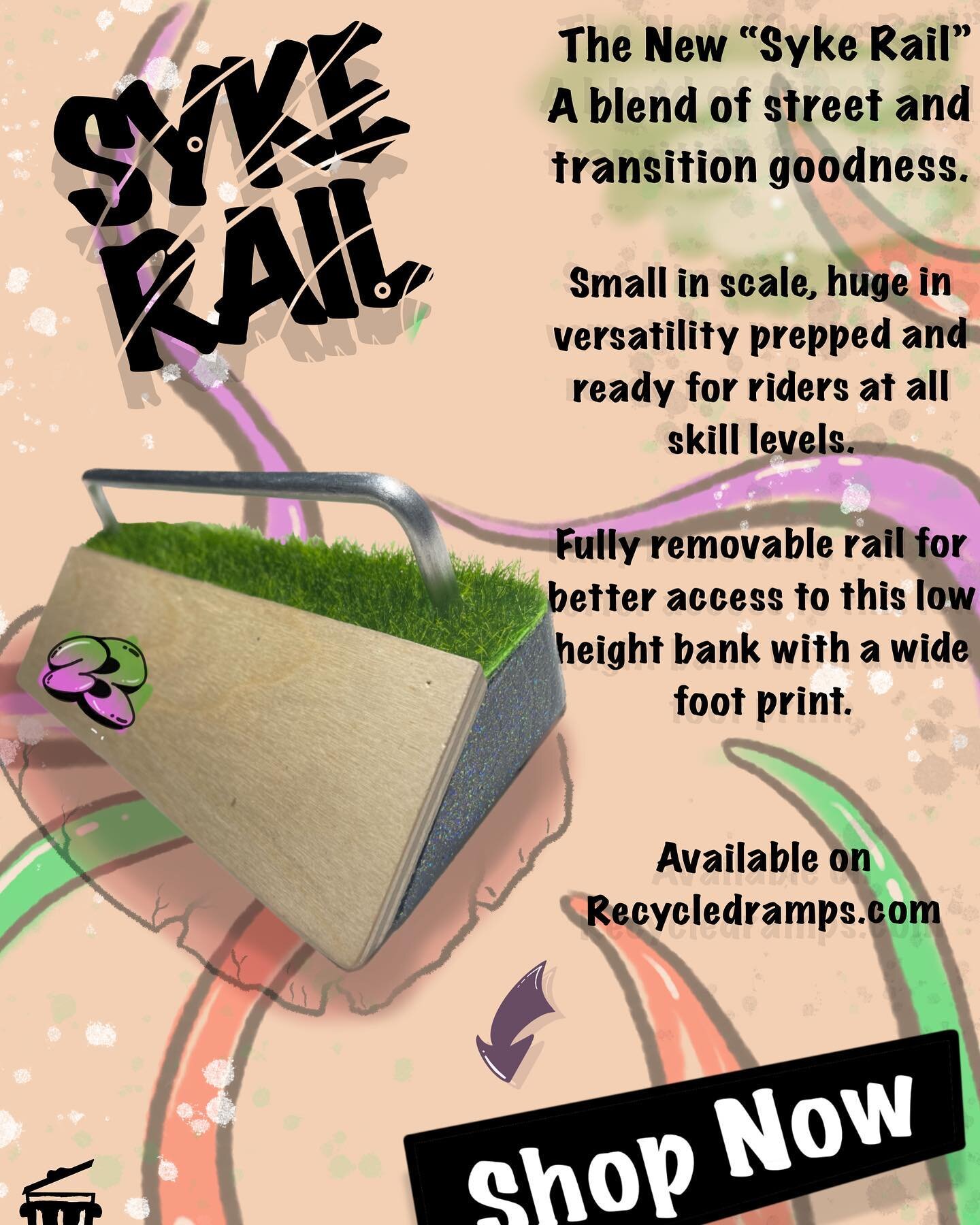 SYKE RAIL!!!!!
Have you tried this new one out yet?
Super cool little addition to any setup 

Available Now!!

♻️
♻️
♻️
♻️

#fingerboard #fingerboarding  #fingerboards #fingerboardingisfun #fingerboardingruinedmylife  #fingerboardtv #fingerboardstore