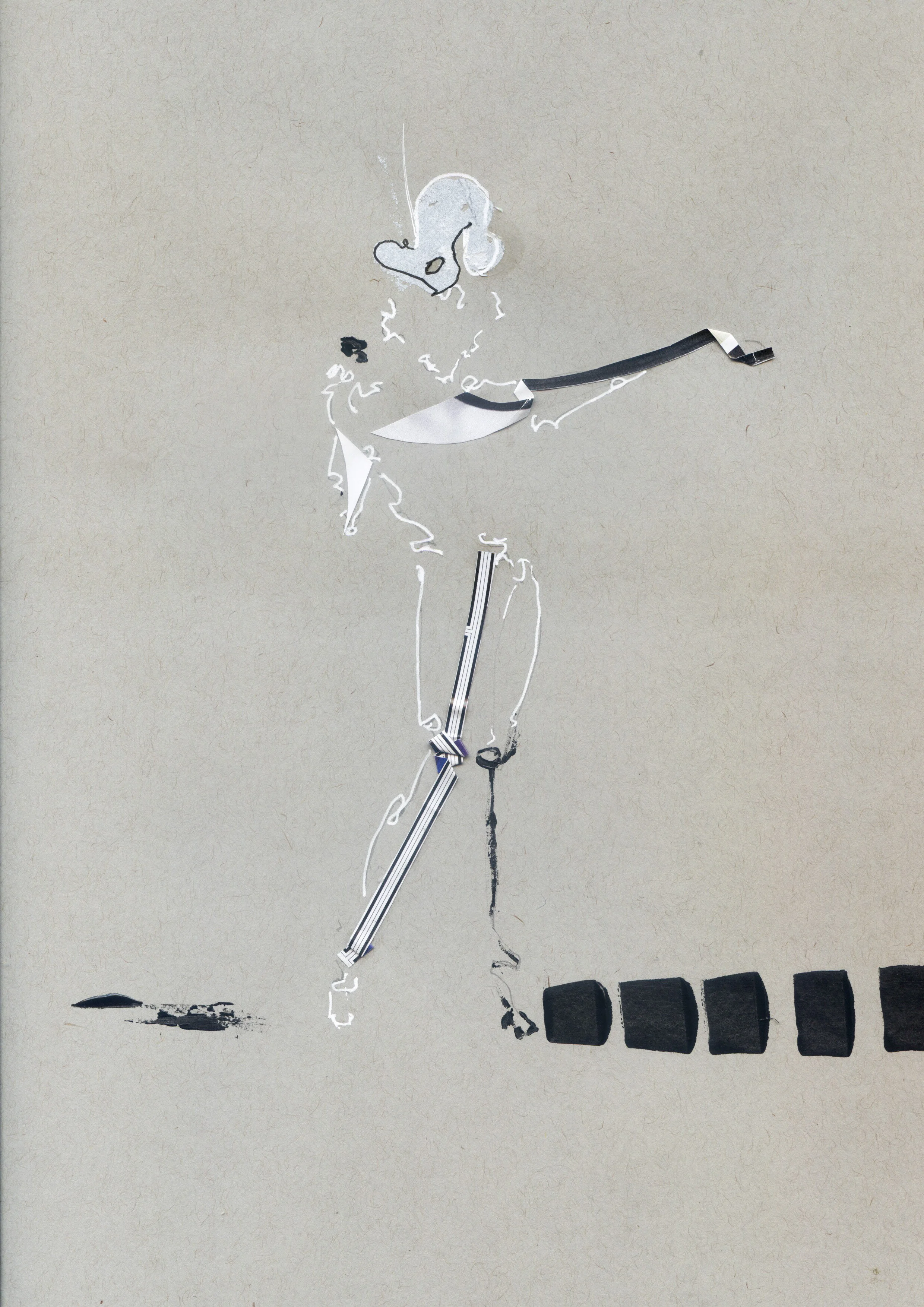 On view
(acrylic/collage)