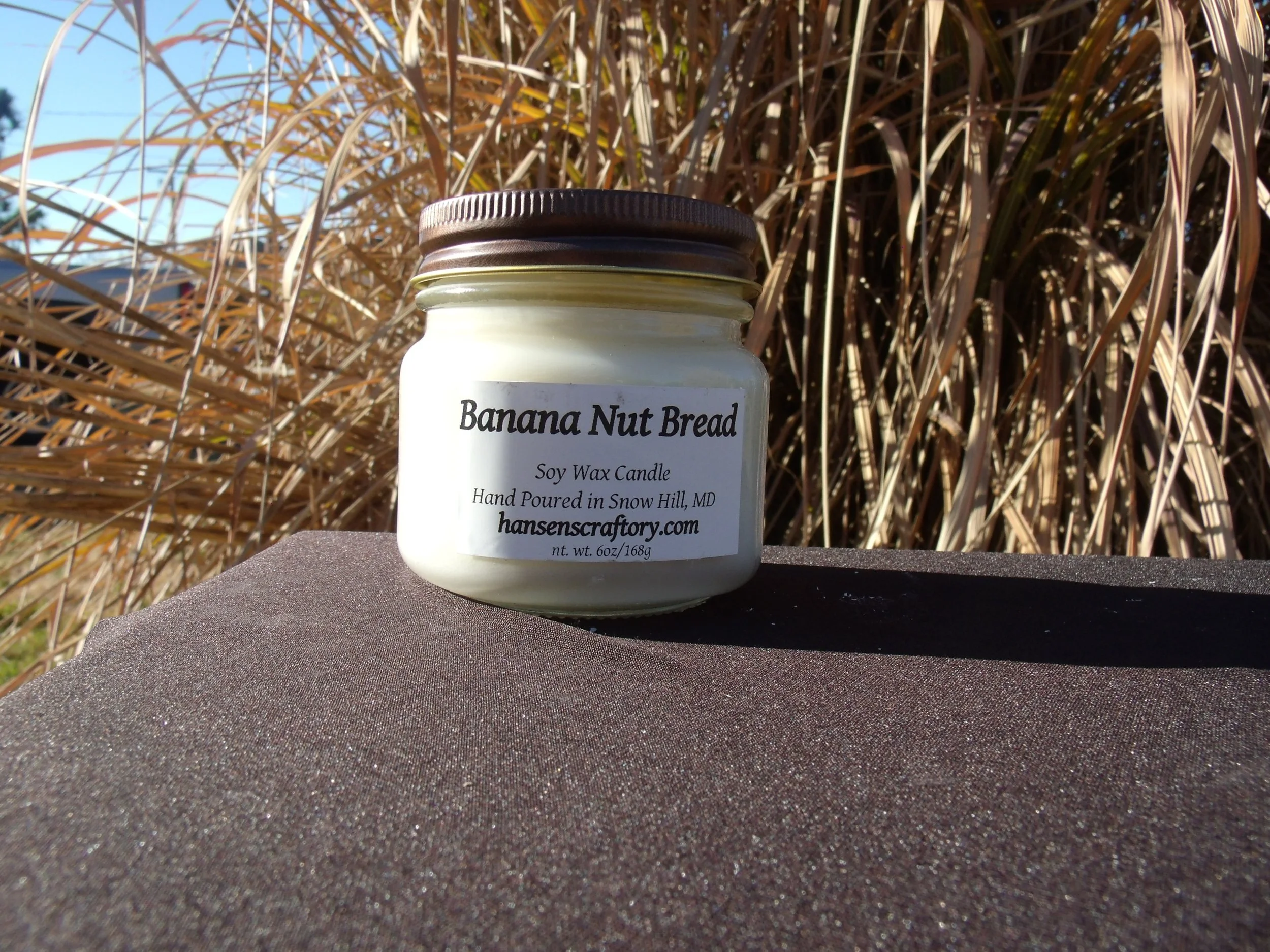Banana Nut Bread 6oz soy Candle