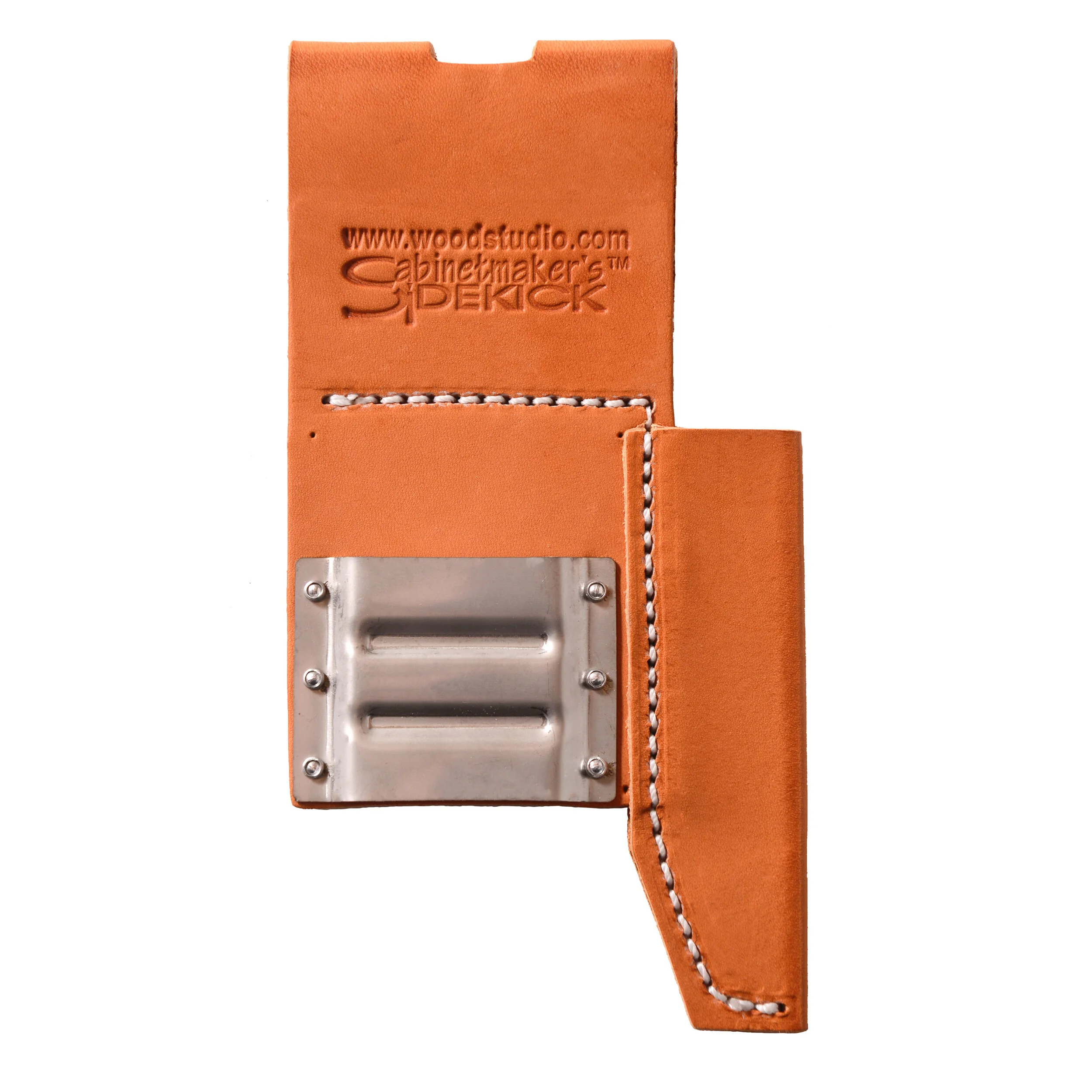 Cabinetmaker's Sidekick - russet leather - RIGHT