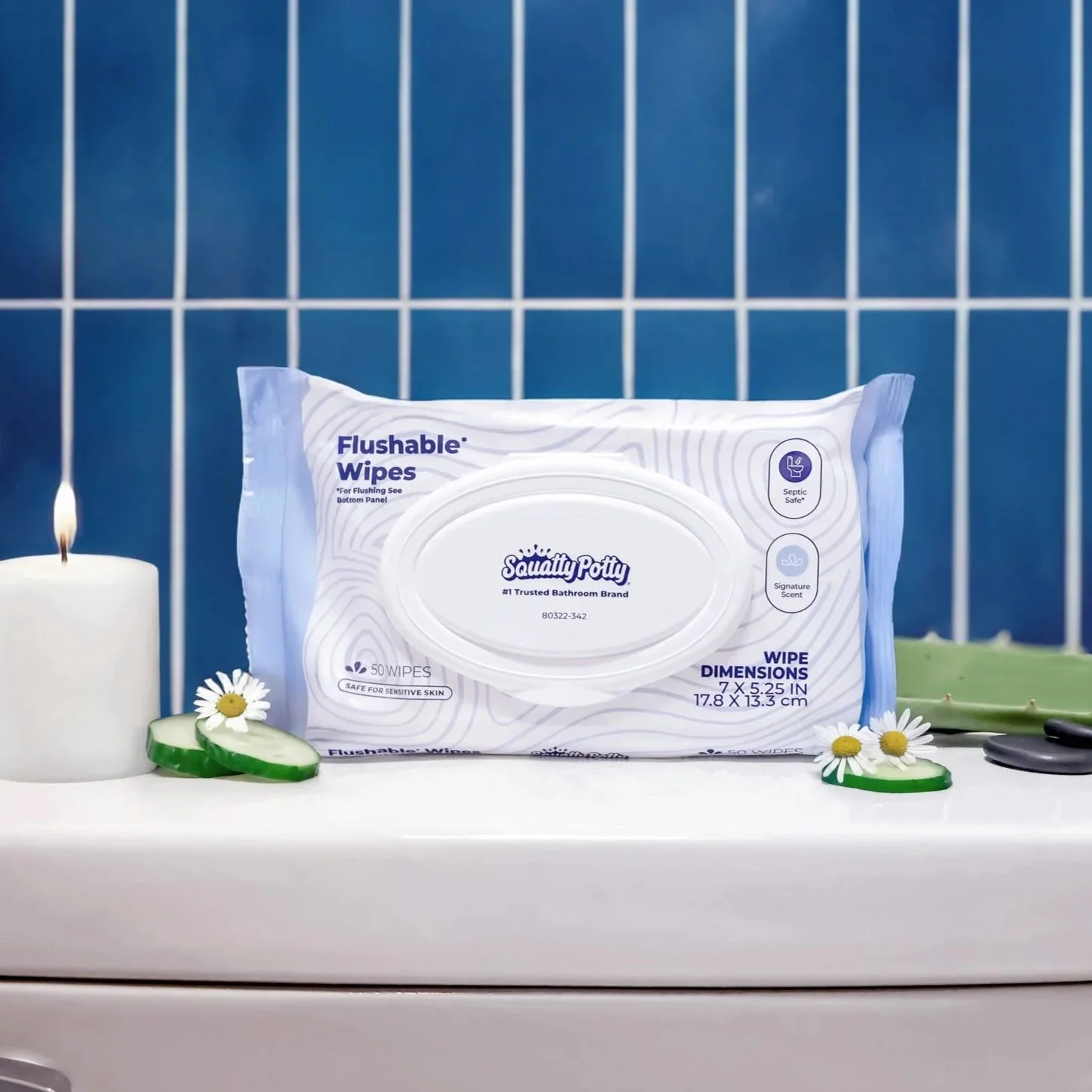 Illustration of a woman with brown hair taking a photo with a camera on a tripod, in a studio setting with a table, two rectangular white speakers, a large softbox light, and a green background.