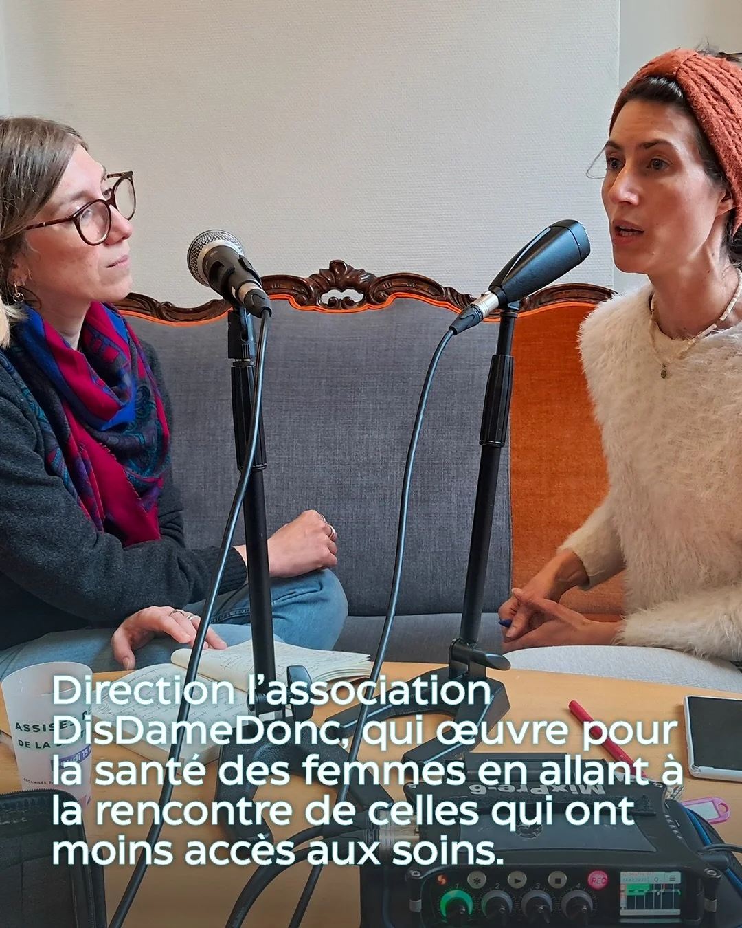 Pour le deuxi&egrave;me &eacute;pisode de 50%, le podcast de l&rsquo;Assurance Maladie, nous sommes partis en reportage &agrave; Bordeaux, &agrave; la rencontre de l&rsquo;association @Dis.Dame.Donc 

Sur le terrain, leurs intervenantes se rendent au