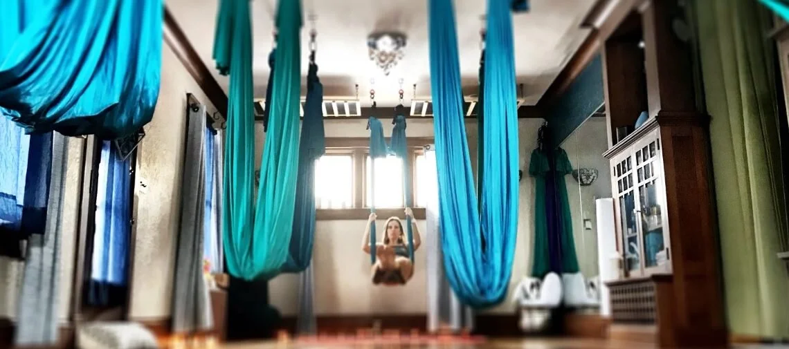 BEginner Three Part Aerial Hammock Yoga Series