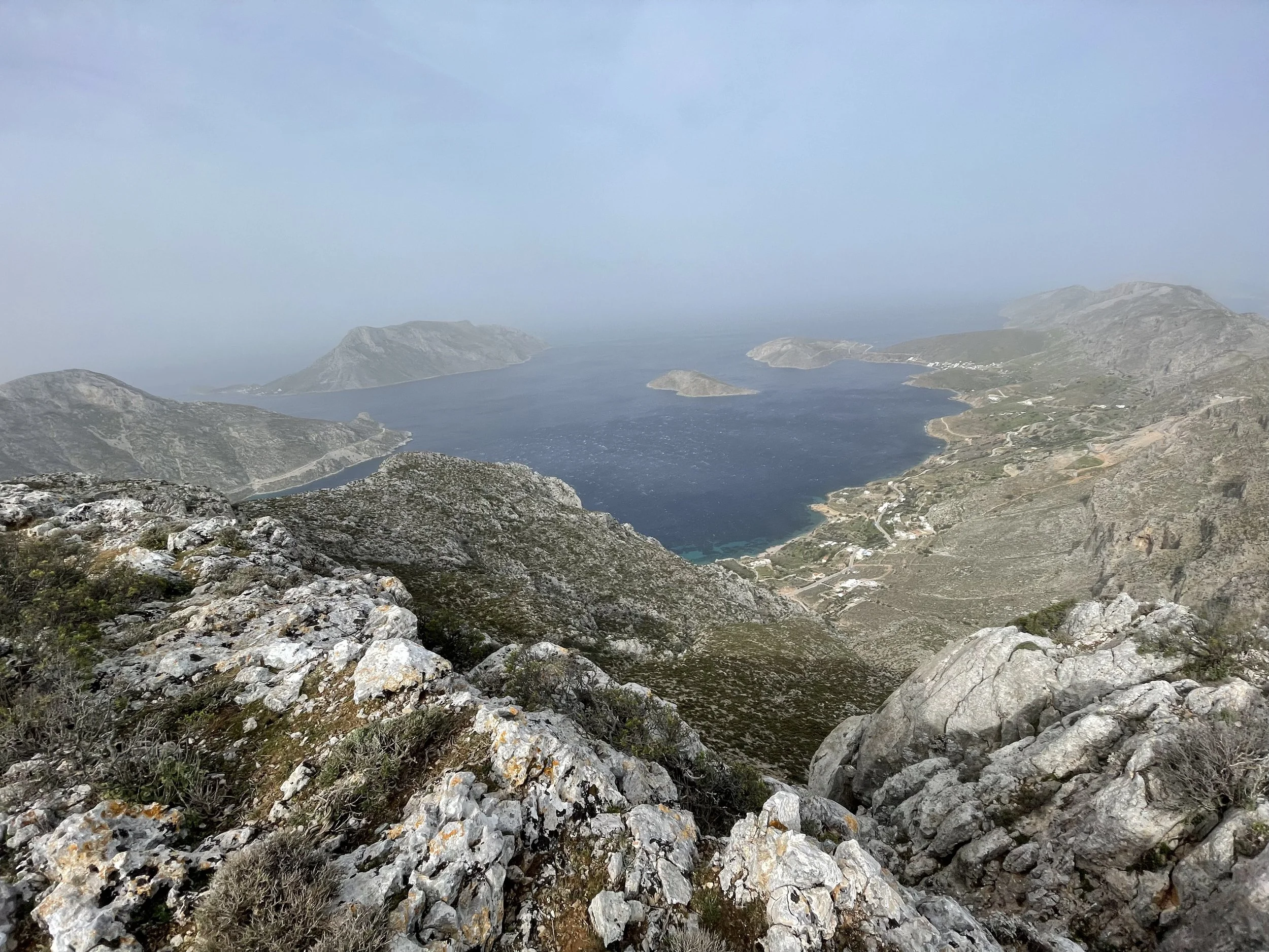 The view north from Hondro Kephali.