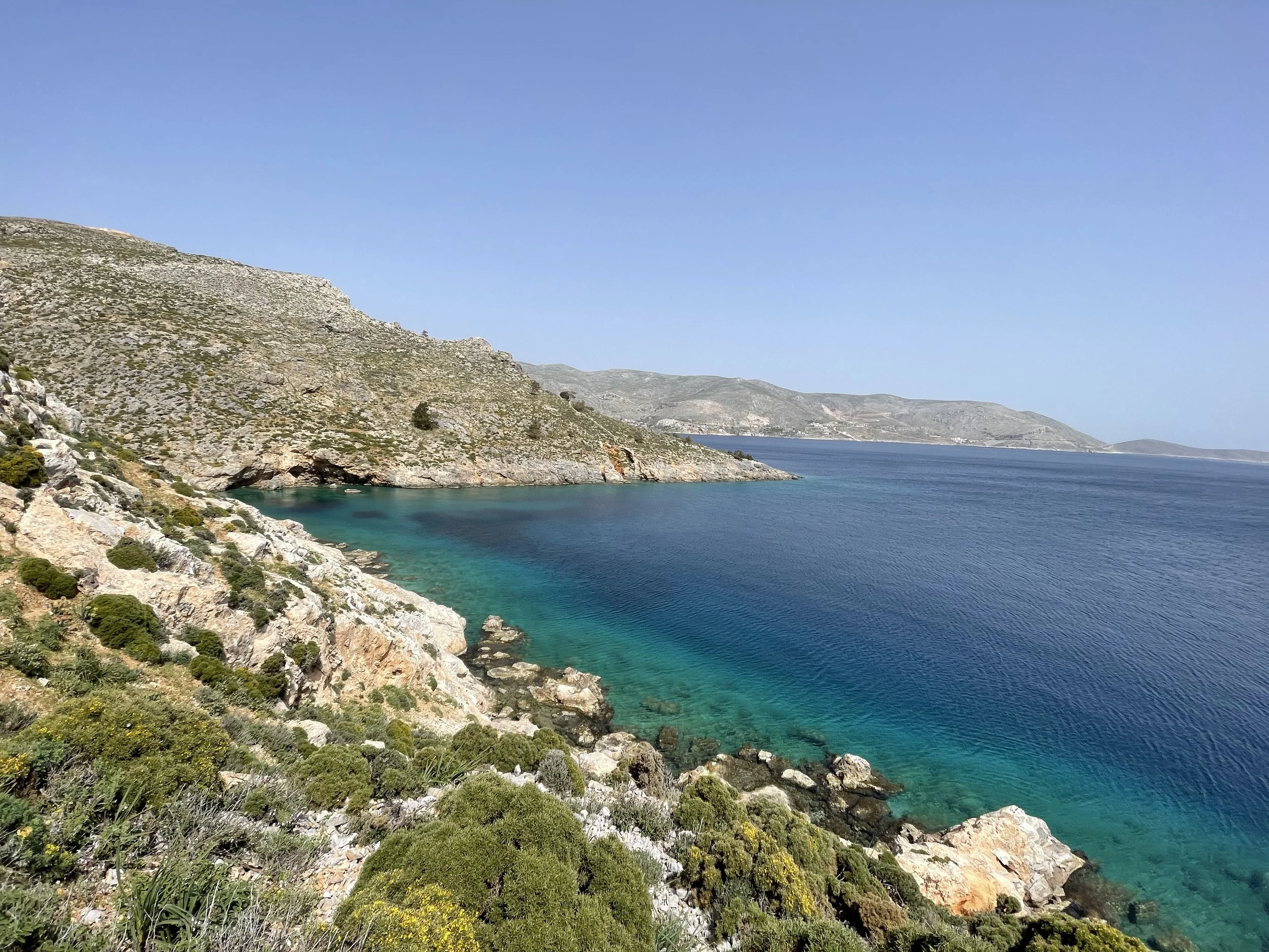 A gorgeous little cove on the path to Vlychadia.