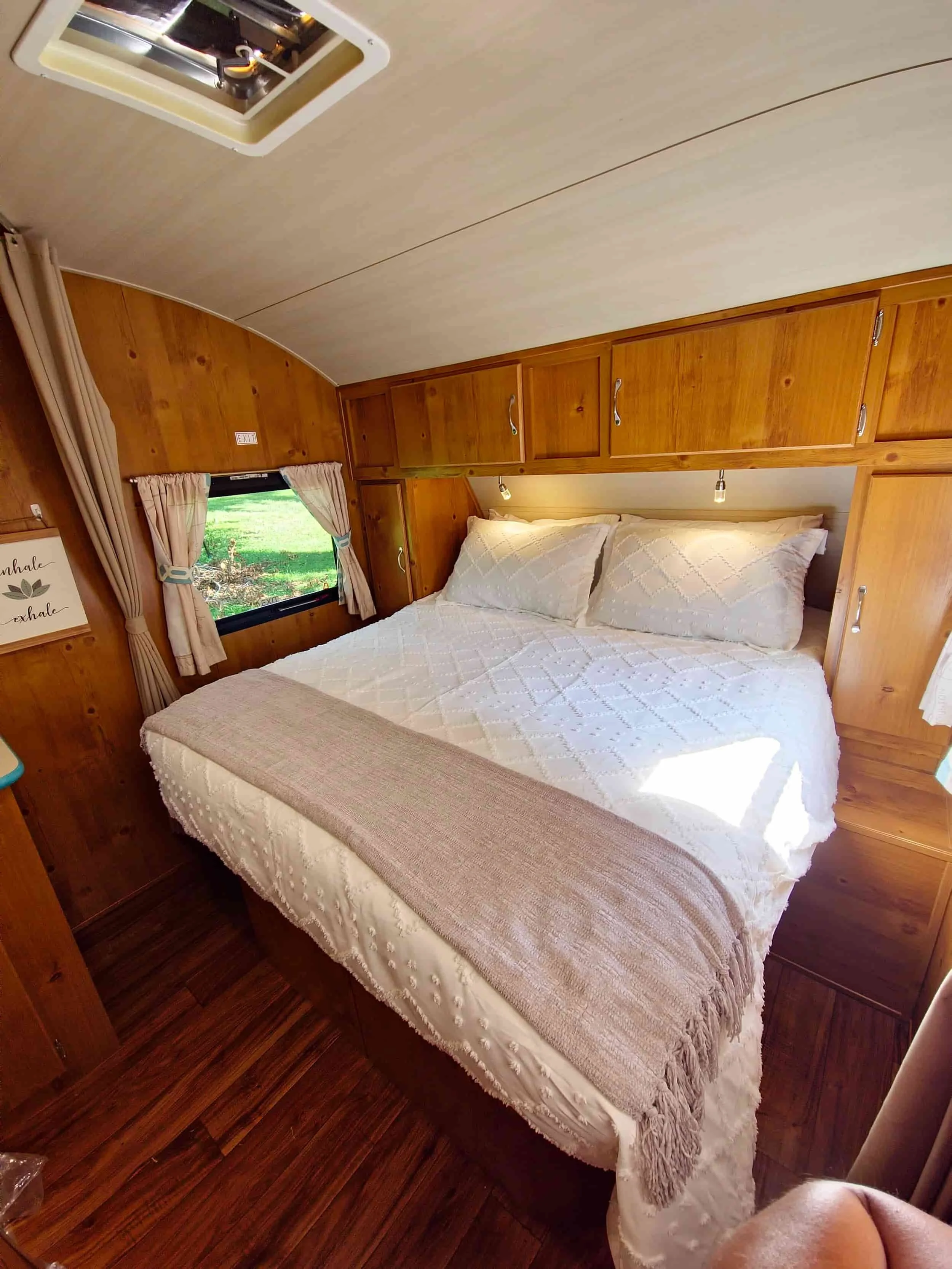 Featuring a queen size bed for comfort