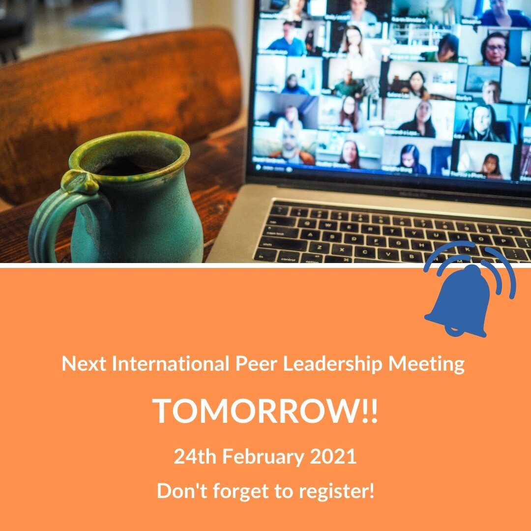 Our next meeting is tomorrow! If you are a practicing #peer supporter or know someone who is, join us as we discuss #peersupportleadership 

Don't forget to register here: https://eventbrite.co.uk/e/international-peer-leadership-network-registration-