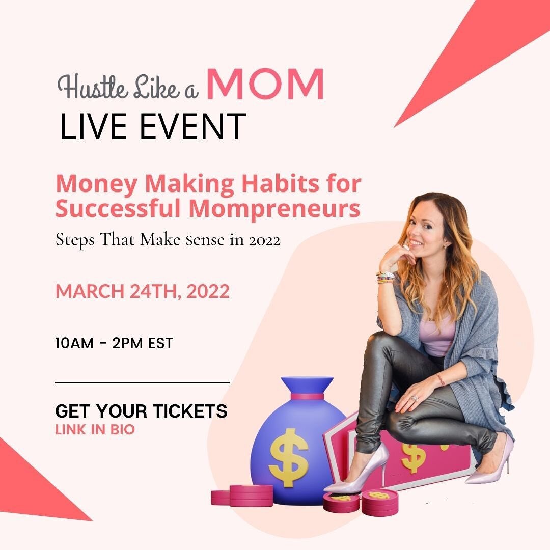 Don&rsquo;t miss the FREE learning! 💃
.
.
Our annual spring summit is 6 weeks away and our phenomenal speakers are ready to dish out juicy action tips, you can take to the bank.
.
.
💰MONEY MAKING HABITS for SUCCESSFUL MOMPRENEURS 💰
.
🚀4 panels
⭐️