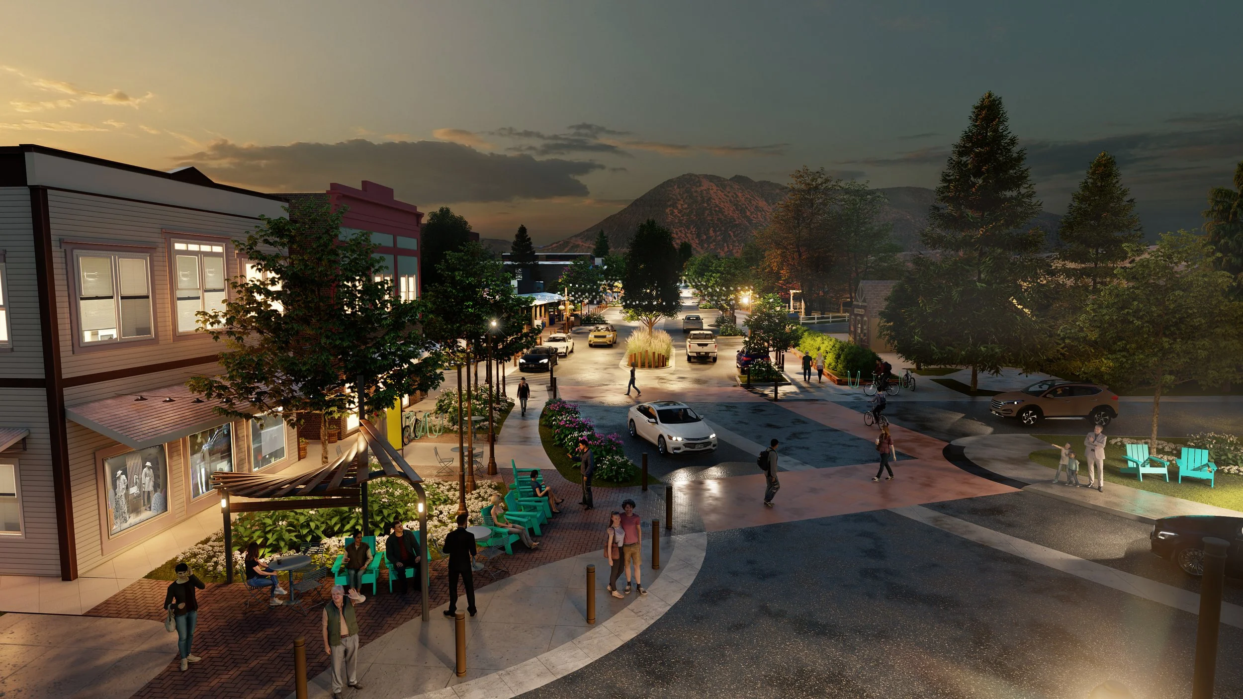 Midland Avenue Streetscape