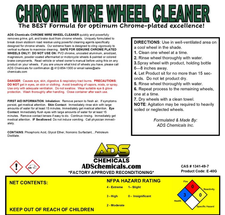 Chrome & Wire Wheel Cleaner