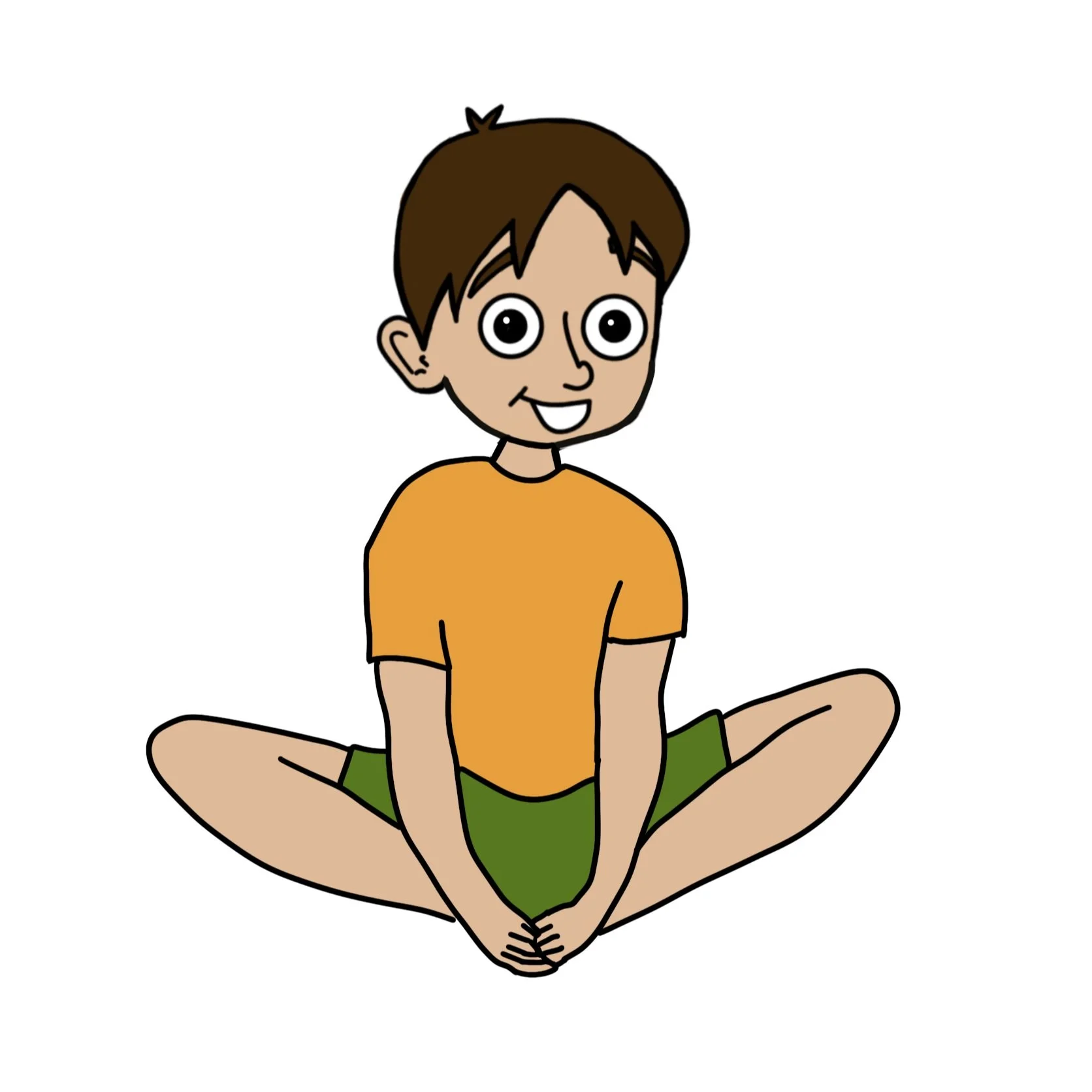 Keep Position Cartoon Yoga for Constipation | The Constipation Gurus