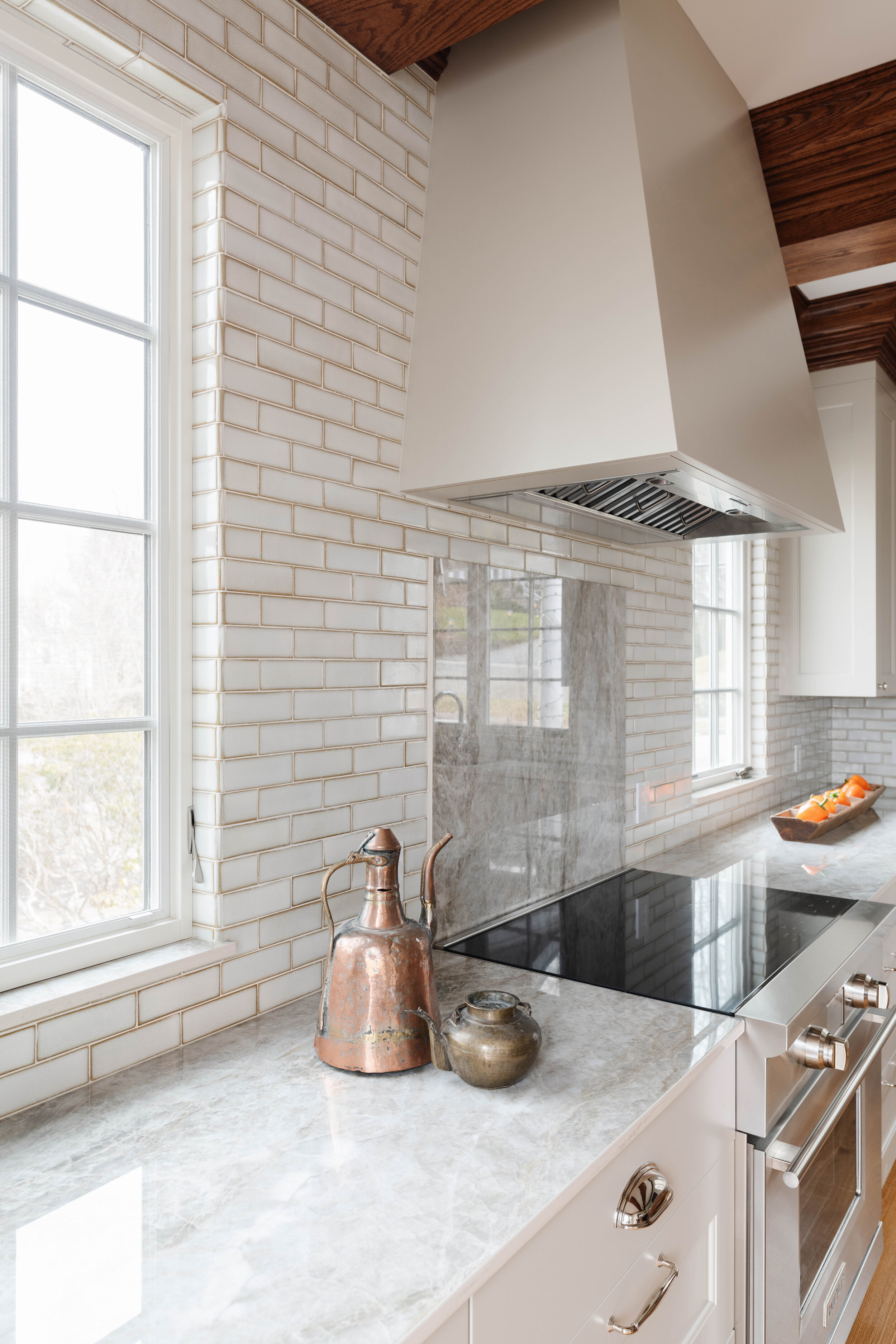 Hillside Road - Kitchen Range Hood Detail - Bespoke of Winchester