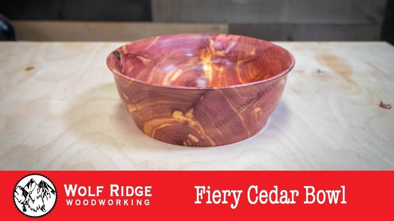 A Fiery Cedar Bowl
