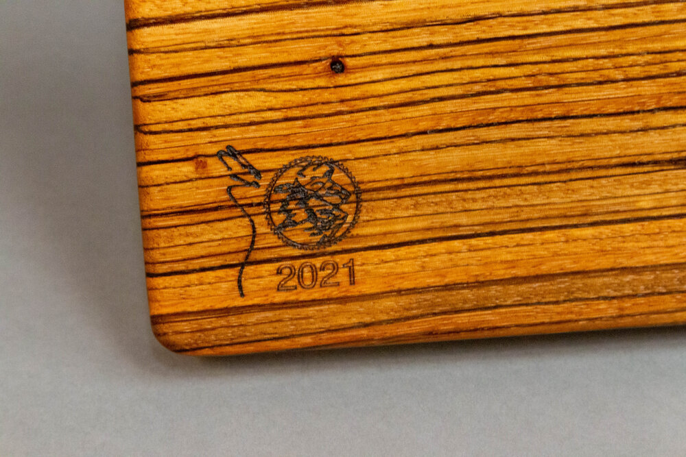 Zebra Wood Cutting Board