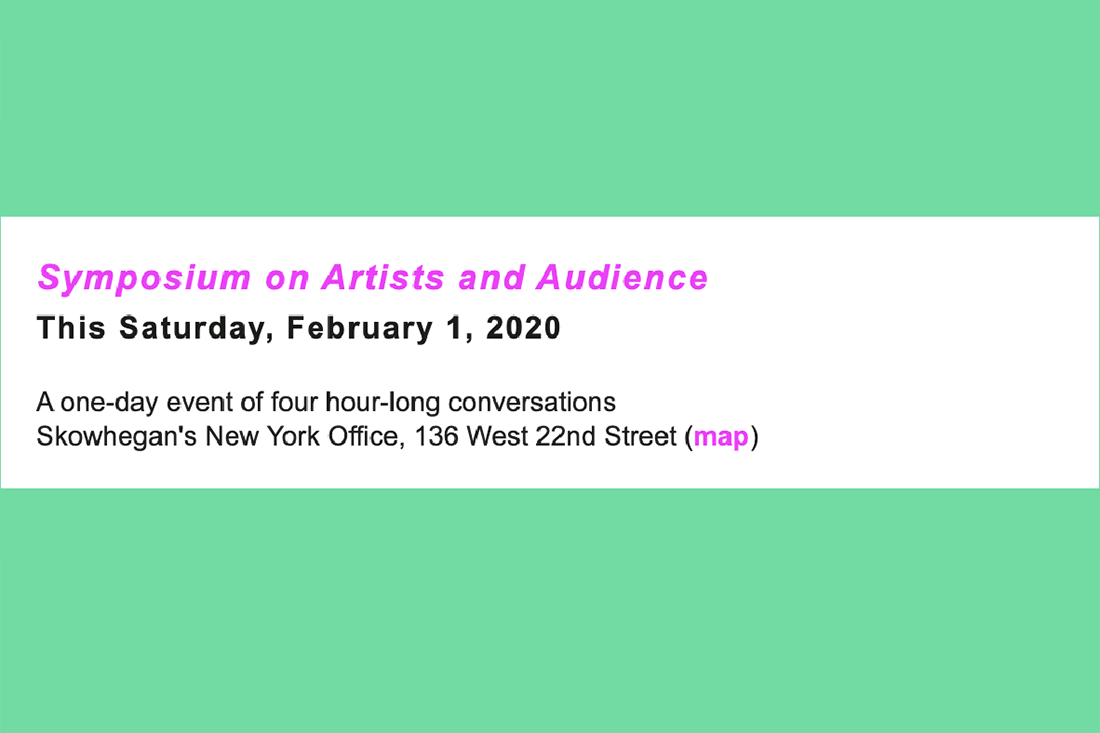 Symposium on Artists and Audience