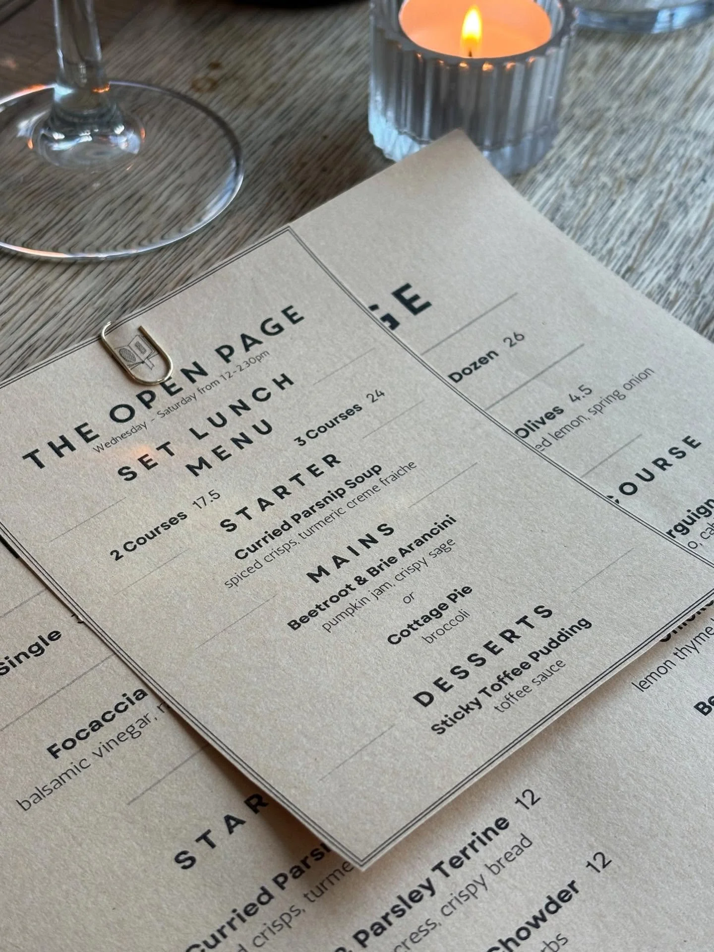 This, as with every week we&rsquo;re serving our amazing lunch menu, just 17.50 for two delicious courses. It&rsquo;s absolutely comfort food and perfect for this time of year. Book or walk straight in!