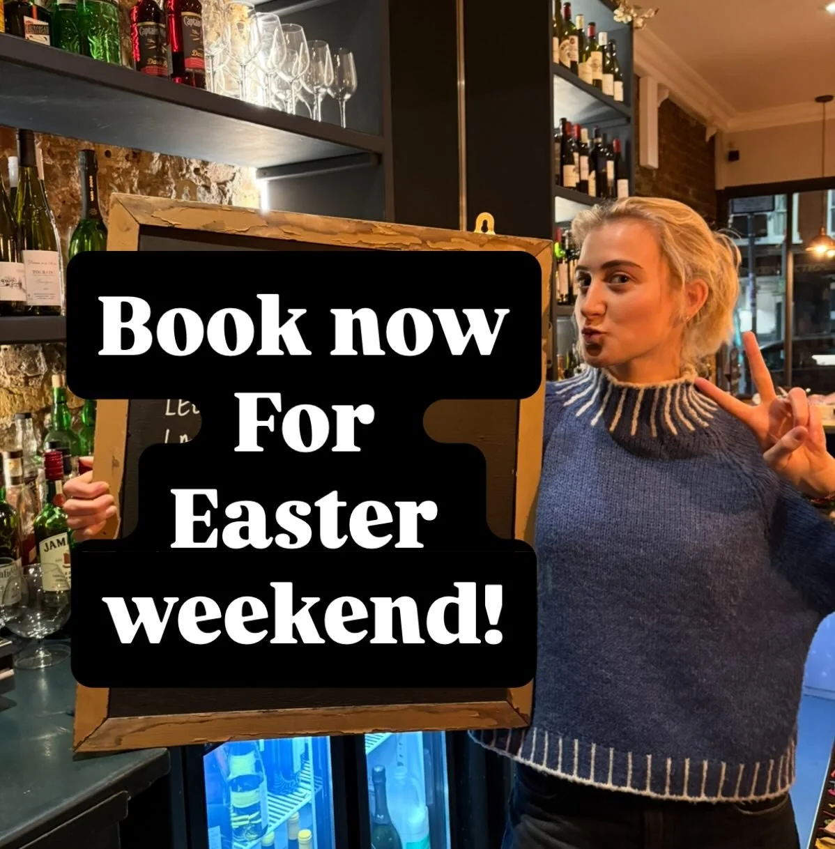 It&rsquo;s fast approaching Earlsfield! So book your spot for the best roast (Easter Sunday, 5th April) or pop in for great wine, food (don&rsquo;t forget @whitstable.rocks oysters). See you soon!
