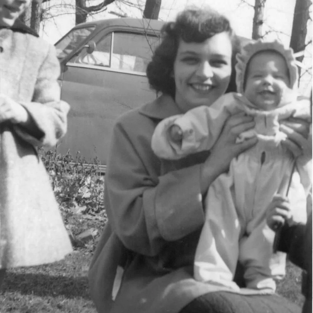 Alice (my grandmother) + Karen (my mother)
1955

Another snow day!

During the 4th trimester as a new parent it can feel truly like Groundhogs Day (especially during a pandemic winter)! Newborns sleep, eat, poop, repeat.. so what can you do to switch