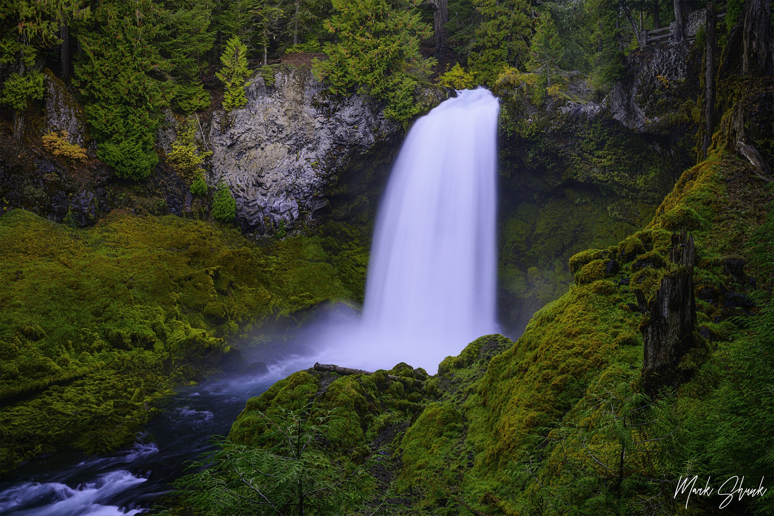 Sahalie Falls Morning Light
