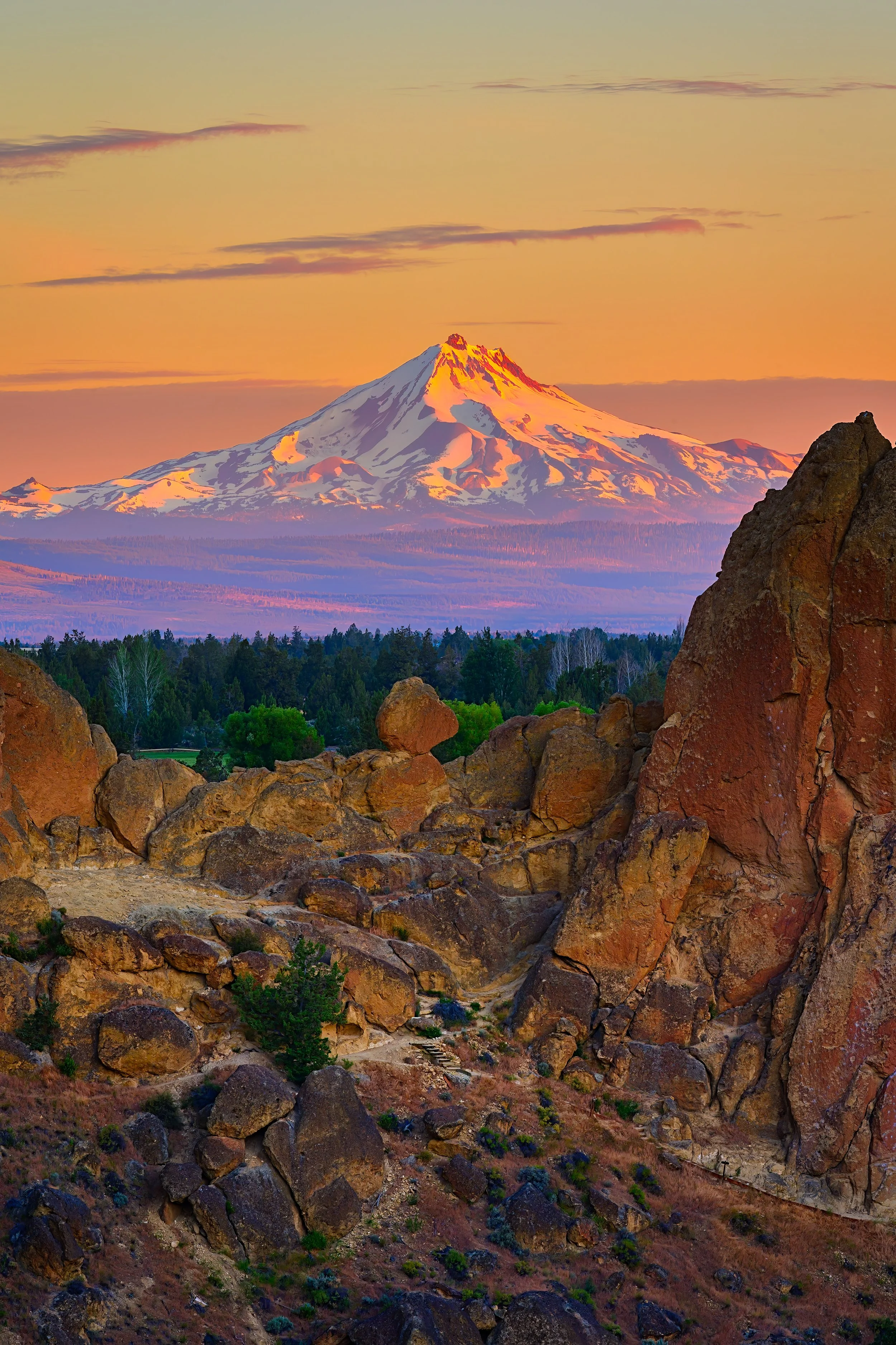 Mt. Jefferson Over Asterisk Pass
