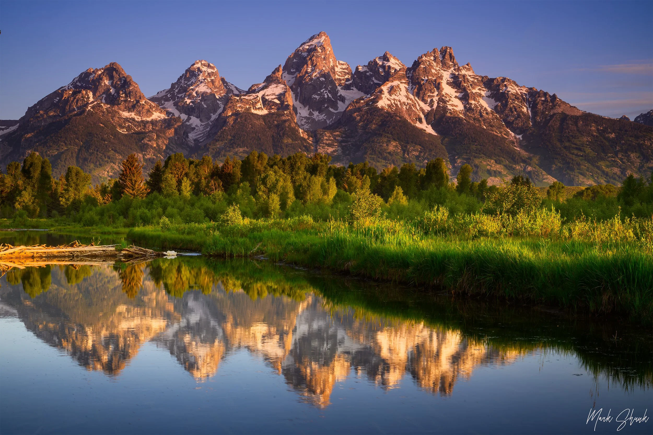 Morning Light on the Tetons