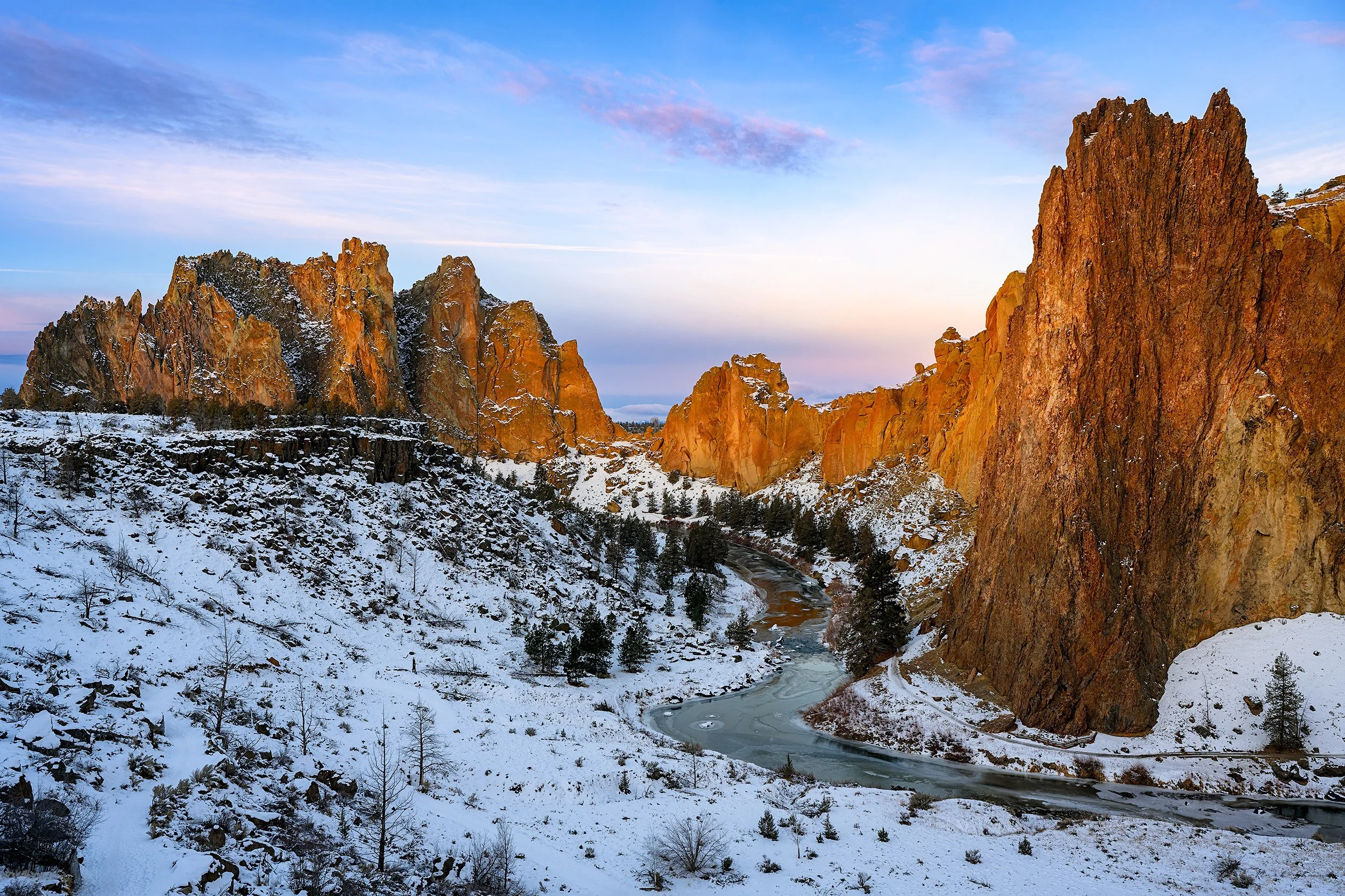 December Morning Sunrise