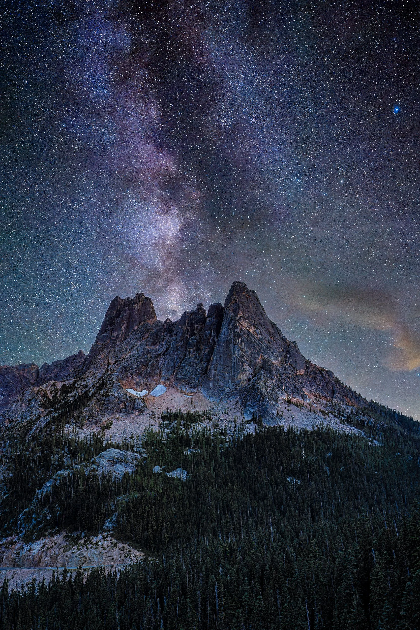 Liberty Bell and Milky Way