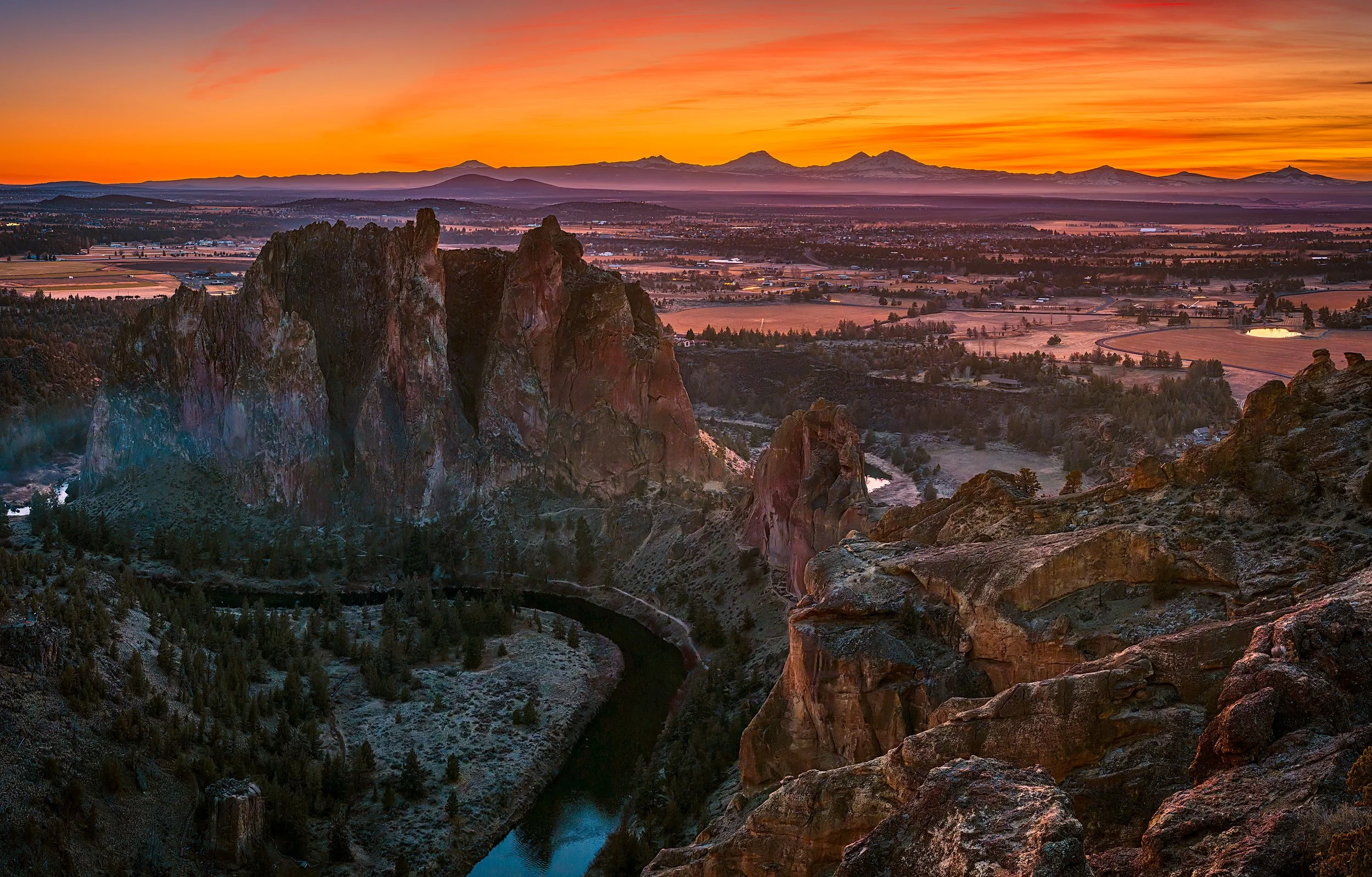 Misery Ridge Smoky Sunset