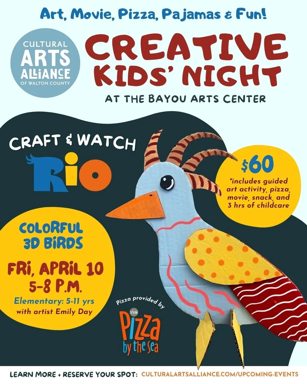 Creative Kids Night at Cultural Arts Alliance (Santa Rosa Beach, FL) 5 PM 