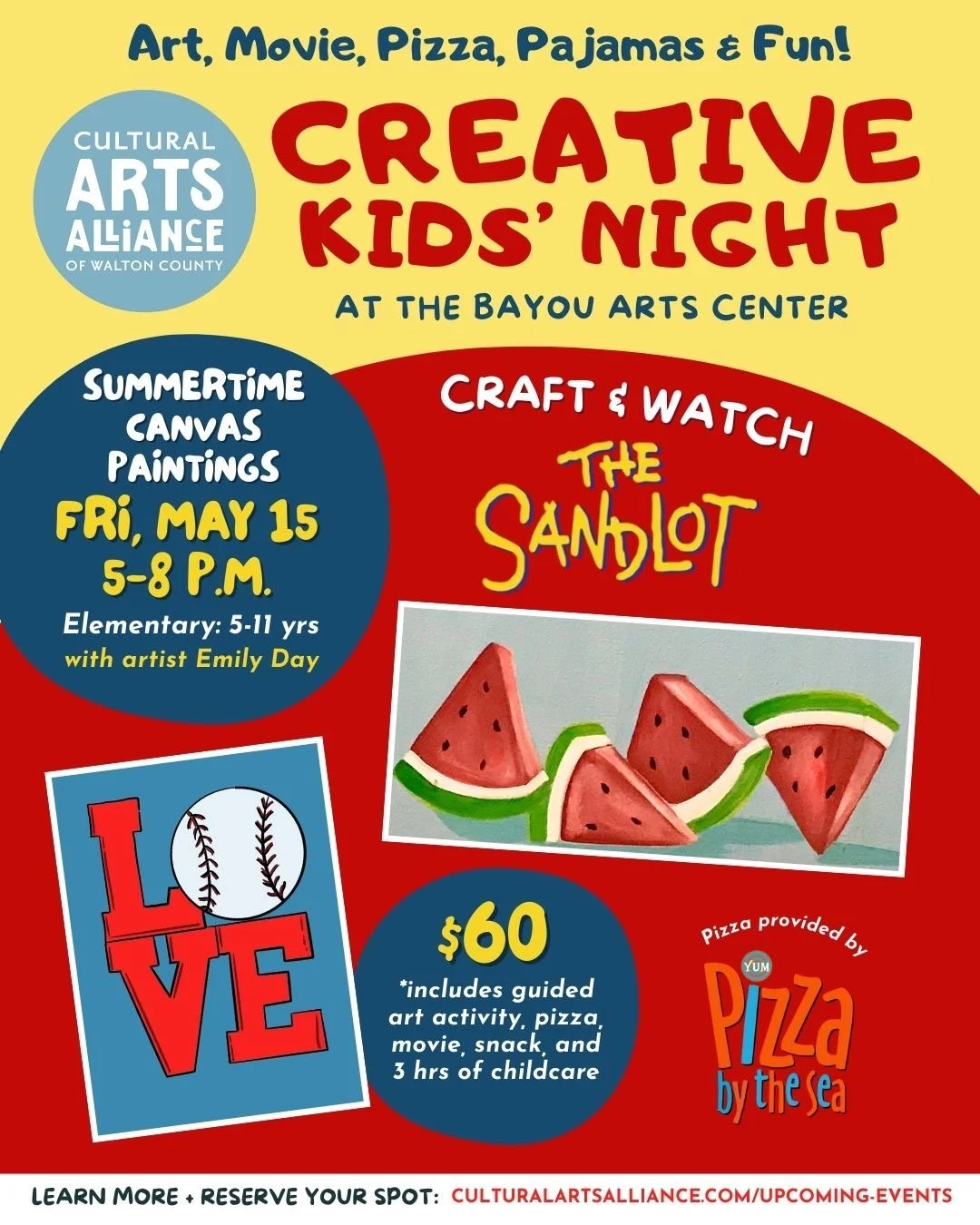 Creative Kids Night at Cultural Arts Alliance (Santa Rosa Beach, FL) 5 PM 