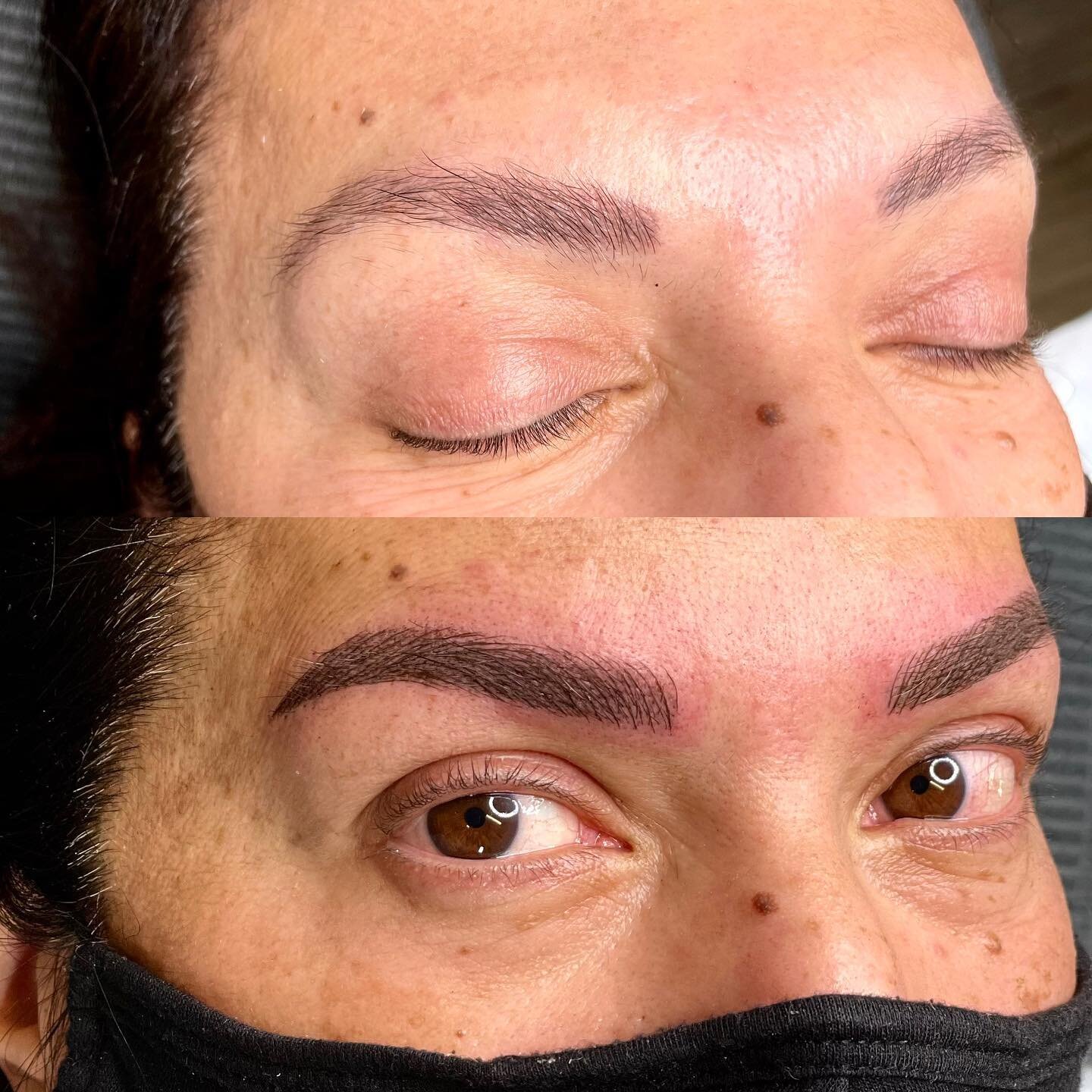 Color correction and reshape #microblading #microshading #nanopower