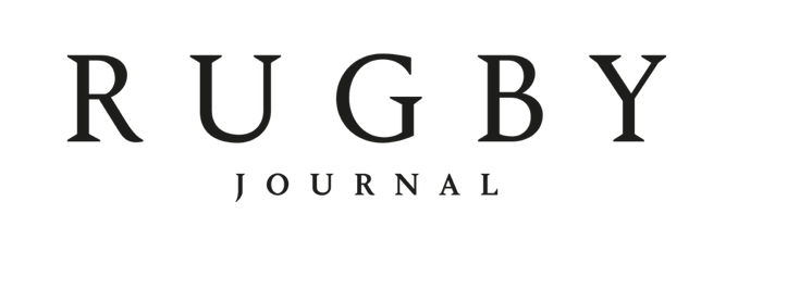 Rugby Journal logo with the word 'RUGBY' in large capital letters and 'JOURNAL' in smaller capital letters underneath