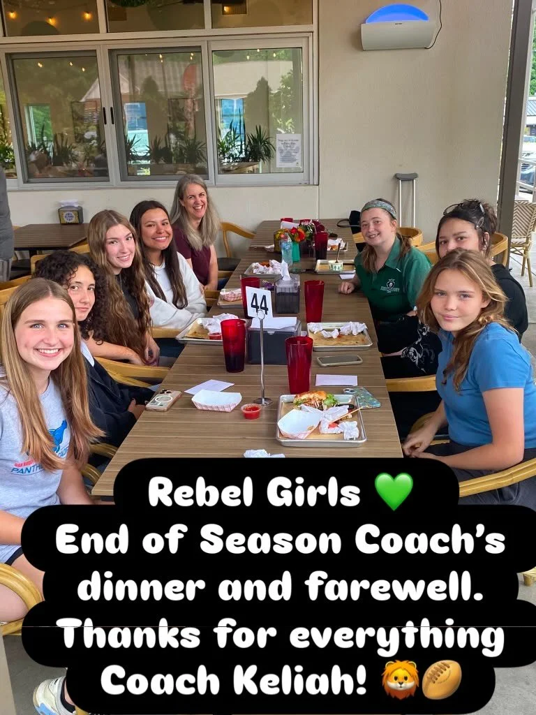 Thanks for all your hard work Coach Keliah!!
💚🦁🏉