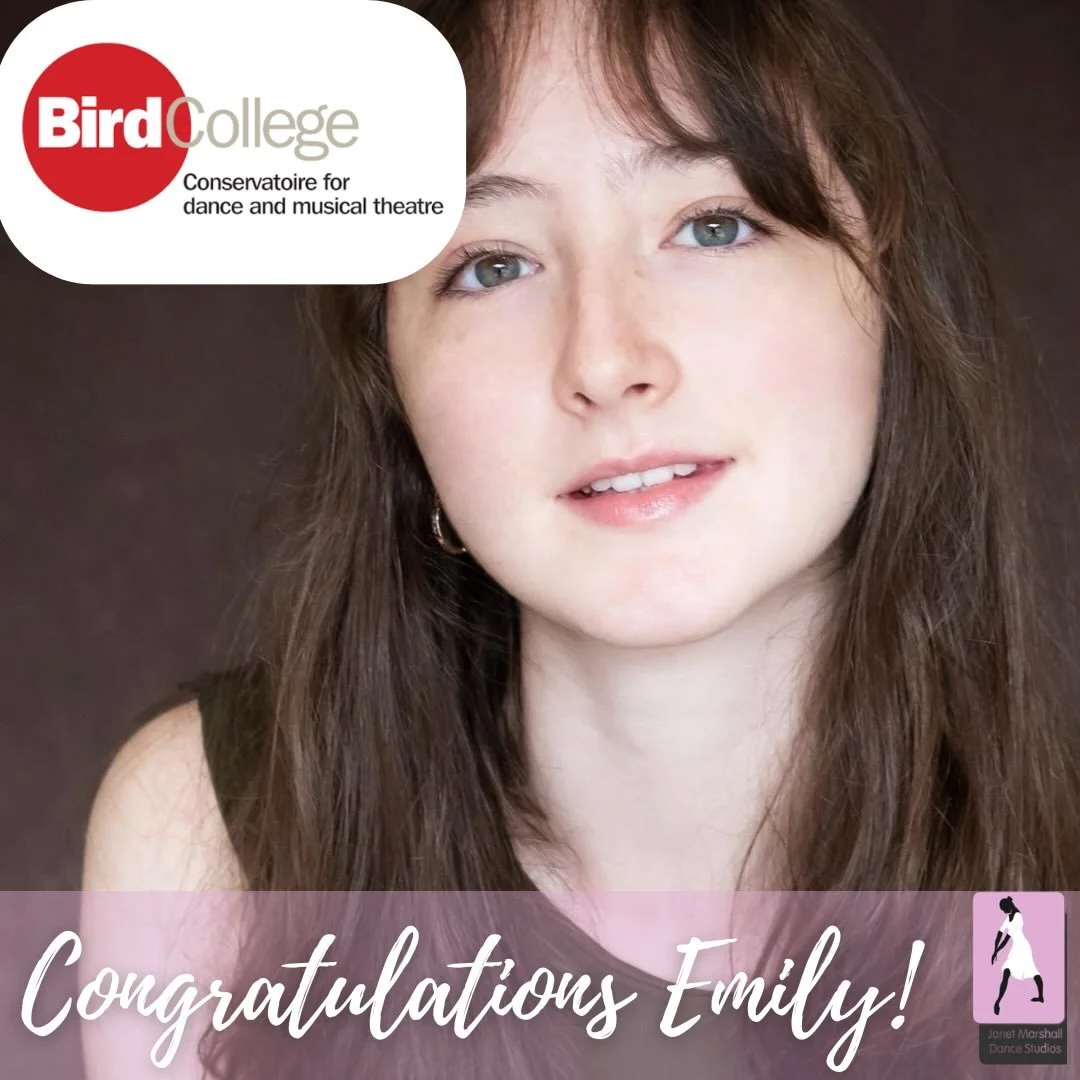 A huge congratulations to senior, Emily, who has successfully gained a place on the BA (Hons) course in Professional Dance and Performance at Bird College starting in September! 

We are beyond proud of you Emily. Your hard work, dedication, and pass