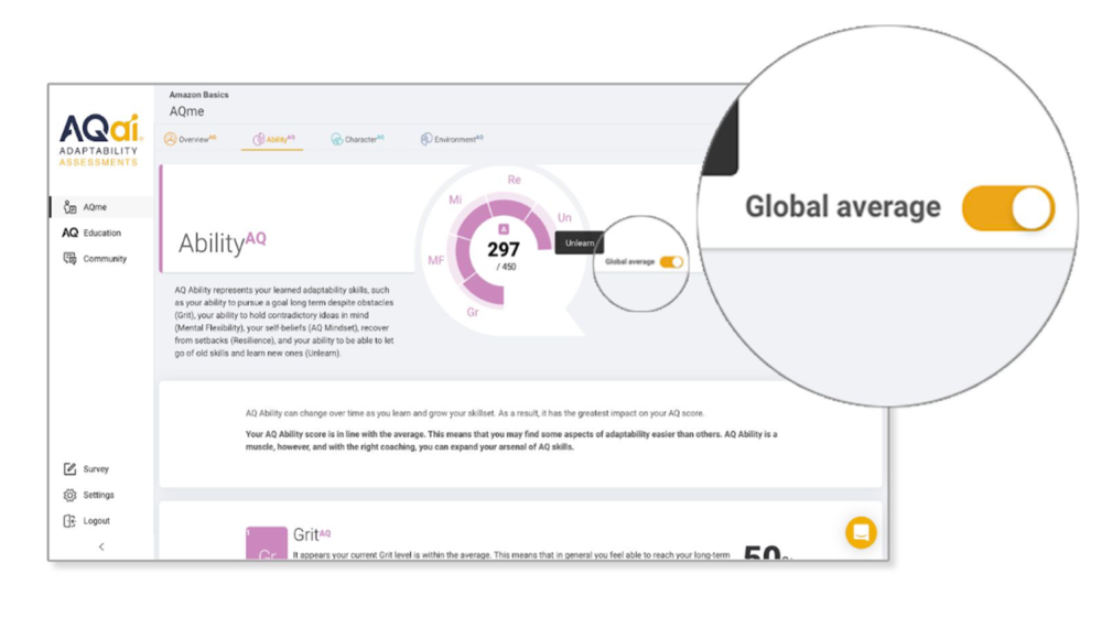 Improve your AQ scores with actionable insights.  