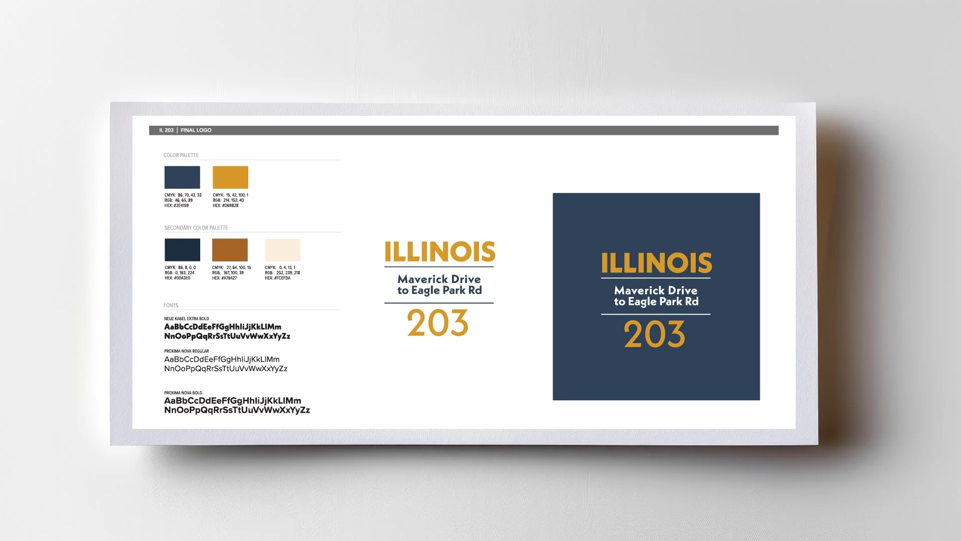  Madison County | IL 203 Study | Brand Identity 

   Problem:  Images Inc. needed a brand identity for the IL 203 Study, built quickly with minimal creative direction.    My Approach:  I developed the color palette, logo, and typography, choosing nav