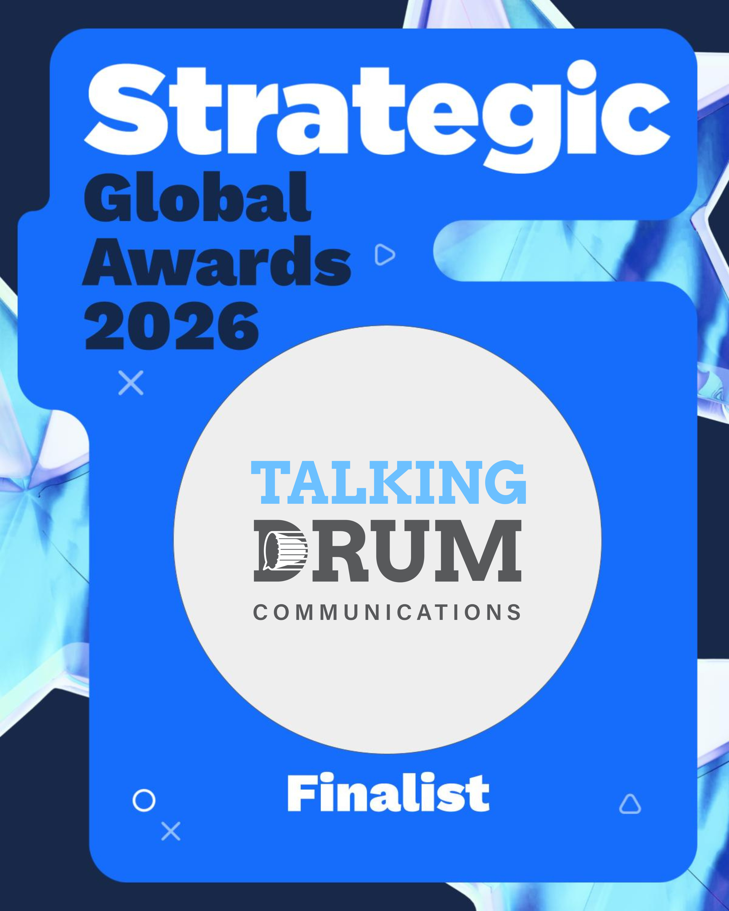 Talking Drum shortlisted for Strategic Global Awards 2026