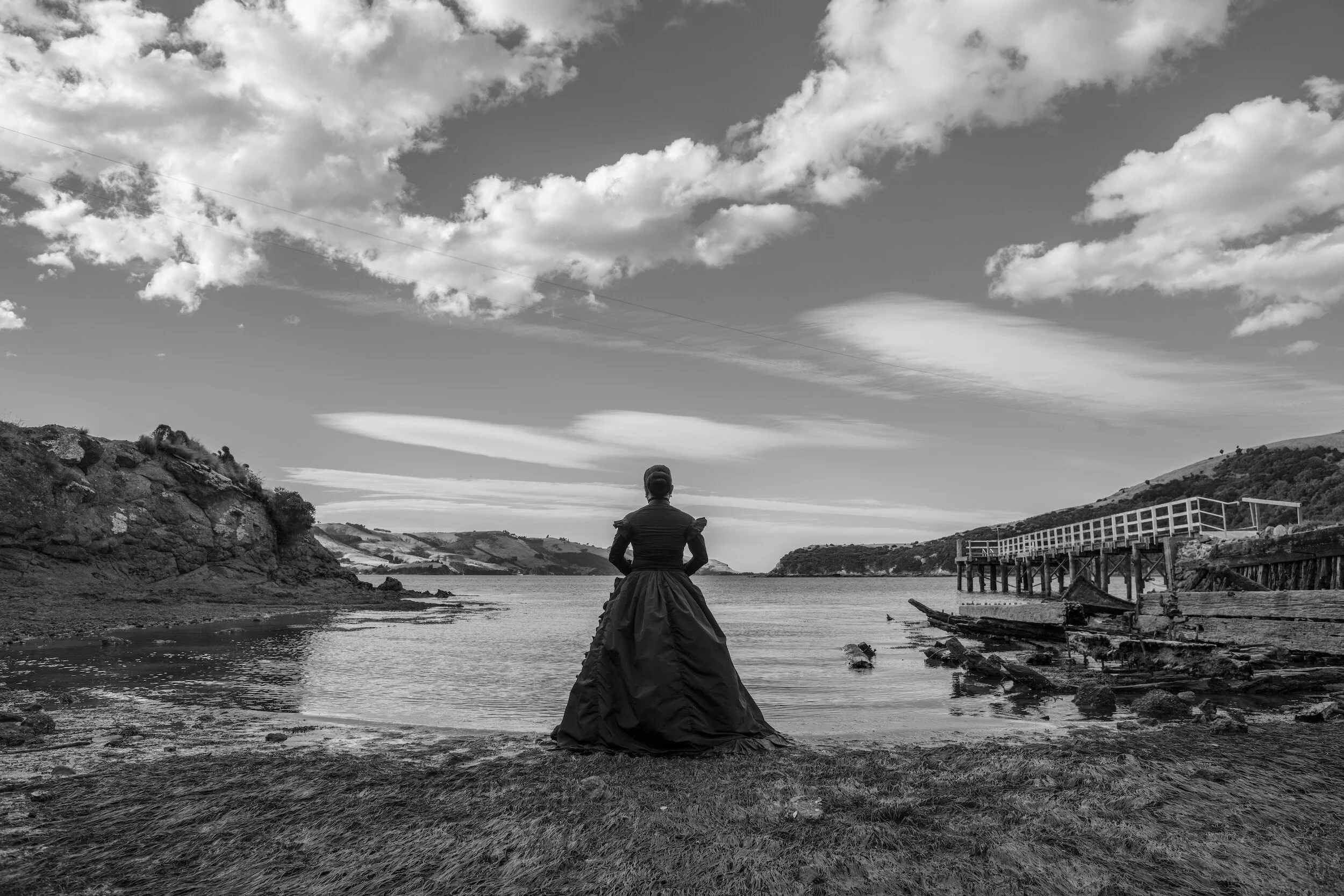 Yuki Kihara, Kamau Taurua Quarantine Island (2021). From Quarantine Islands (2021) series. Lenticular photograph. 1485 x 1050 mm. Courtesy of Yuki Kihara and Milford Galleries Queenstown.