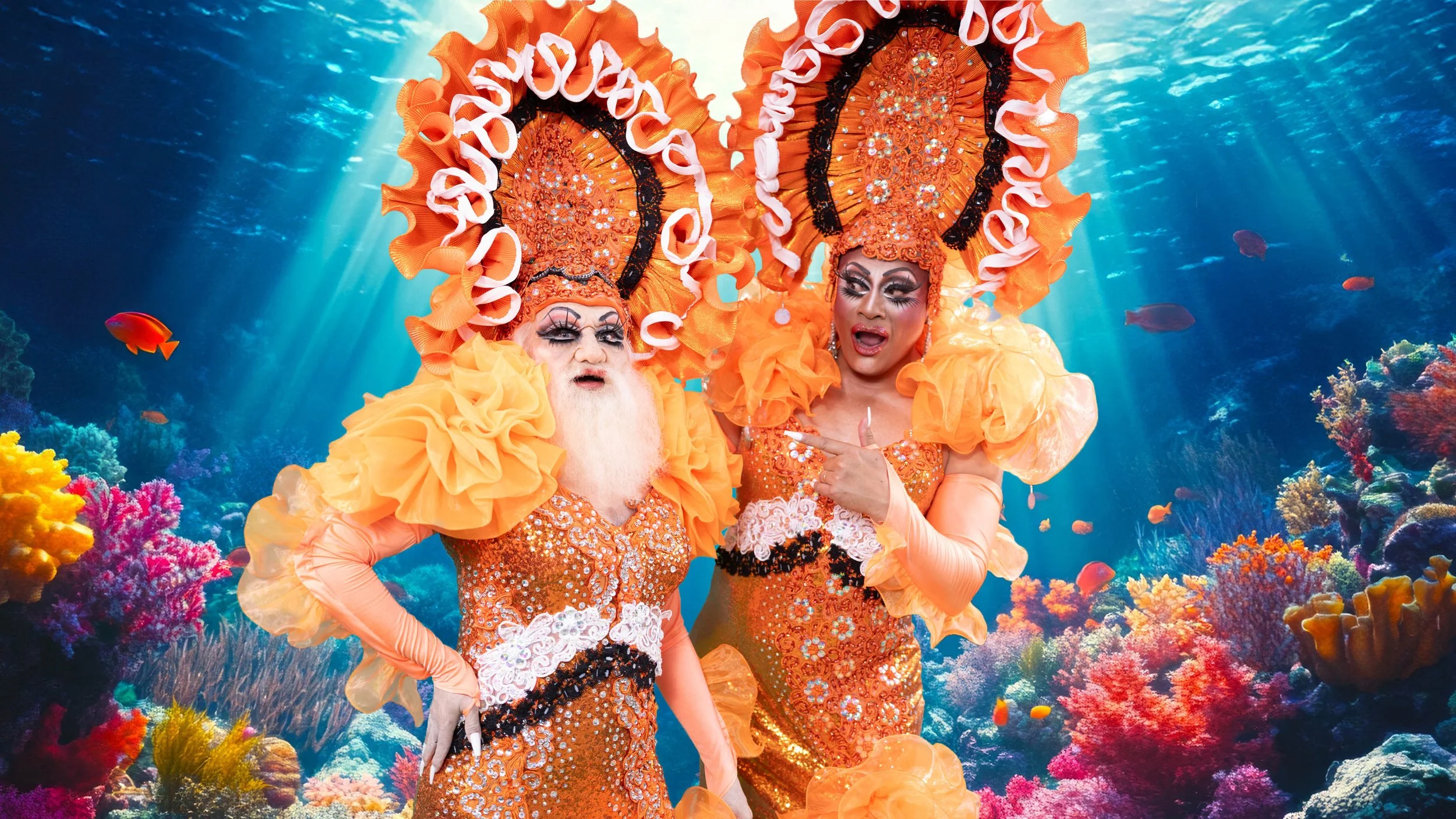 Video still from “Darwin Drag” (2025) by Yuki Kihara.