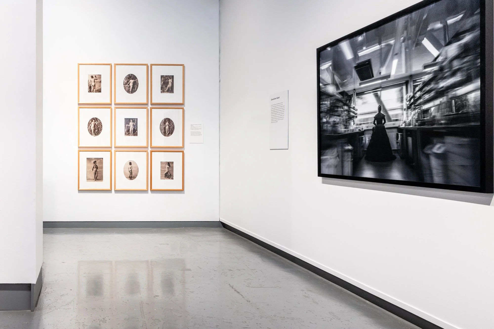  Exhibition installation of 'Dresstories' (2026) by Yuki Kihara presented at the New Zealand Portrait Gallery, 2026. Photo by&nbsp;Catherine Adam. Courtesy of Yuki Kihara,&nbsp;New Zealand Portrait Gallery and Milford Galleries, Aotearoa New Zealand.