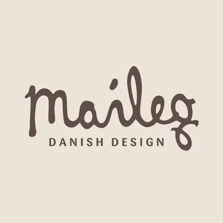 Logo with the word 'mailog' in stylized script and 'Danish Design' in smaller print below