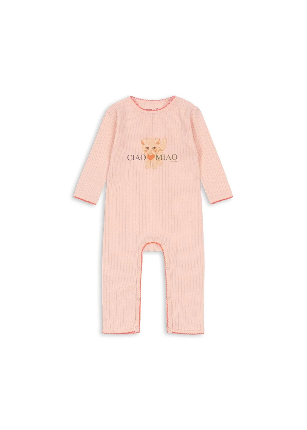 Konges Sløjd Minnie Onesie Gots – Pale Blush