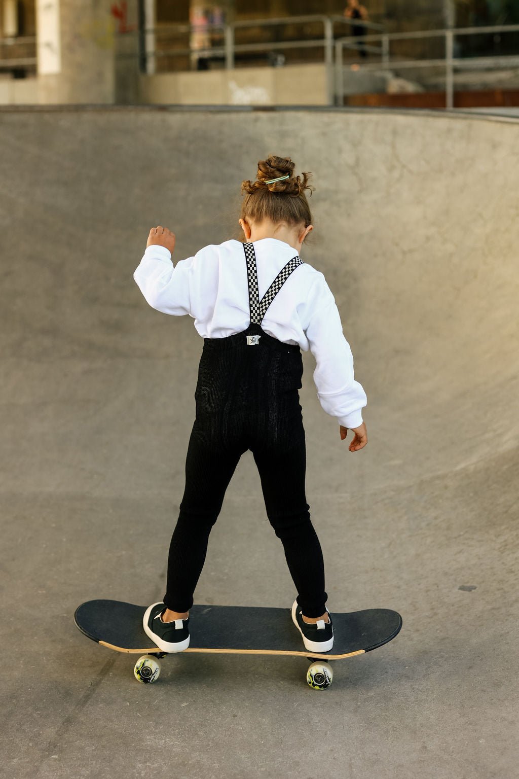 Footless Cotton Silly Silas in Olive Striped or Black Checked