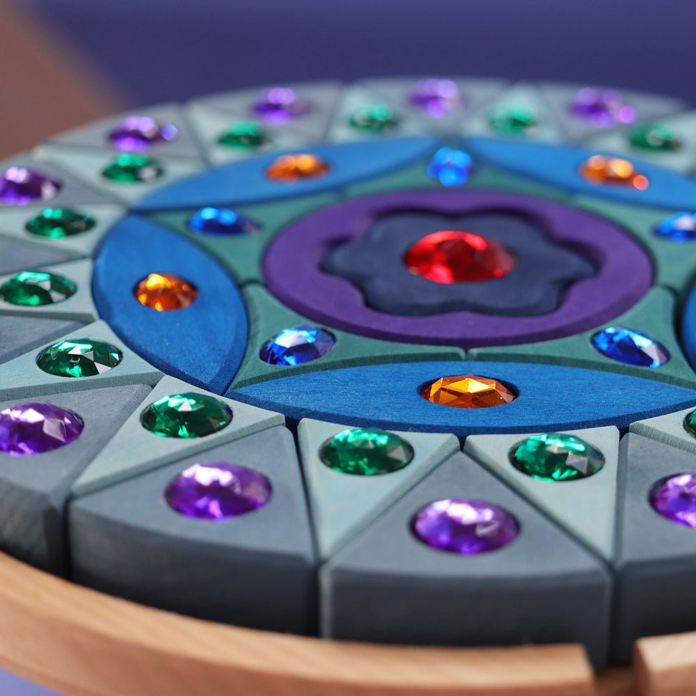 Grimm's Small Sparkling Mandala – 44 Piece Set