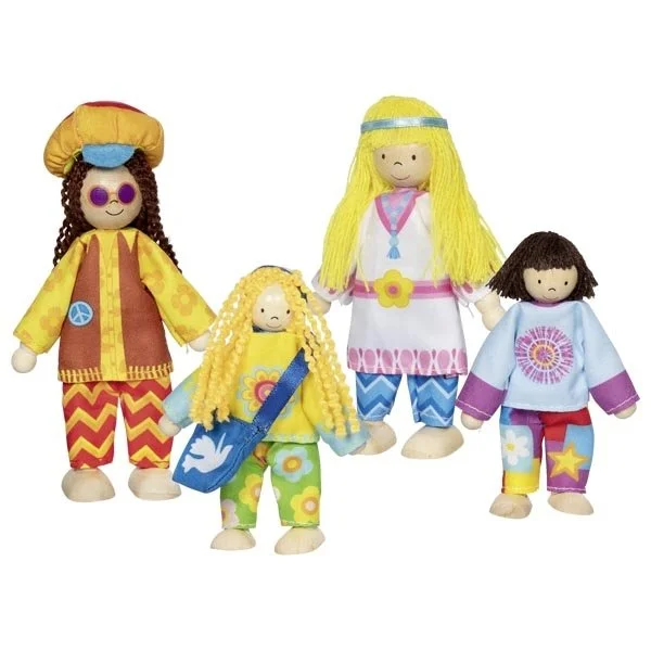 Goki – Flexible Puppets Love & Harmony Family (4-Piece Set)