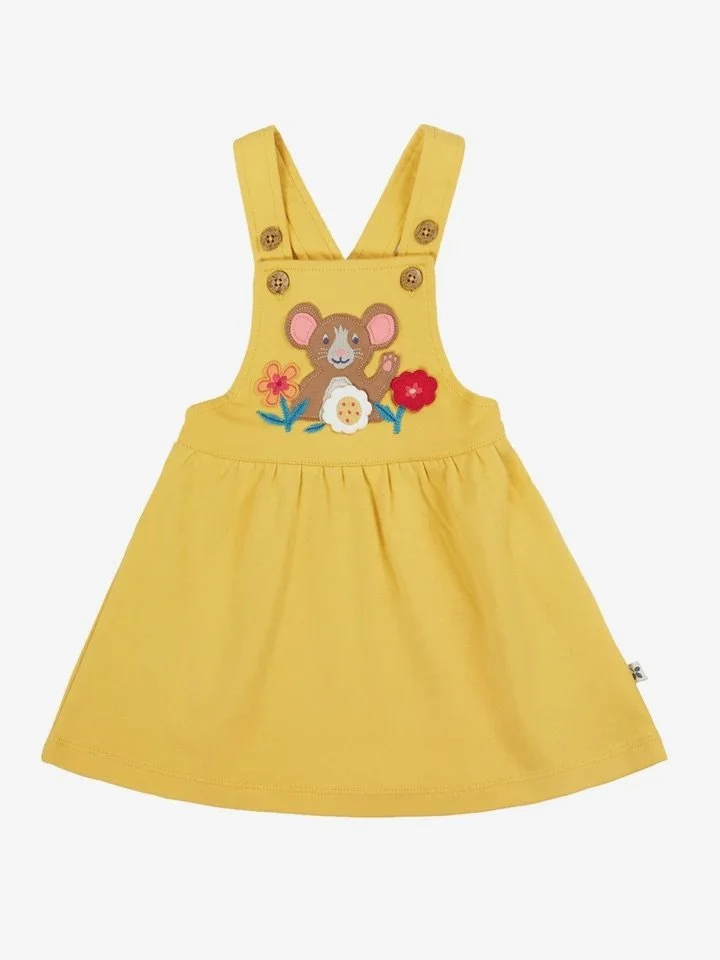 Ania Pinafore Dress – Bumblebee/Mouse