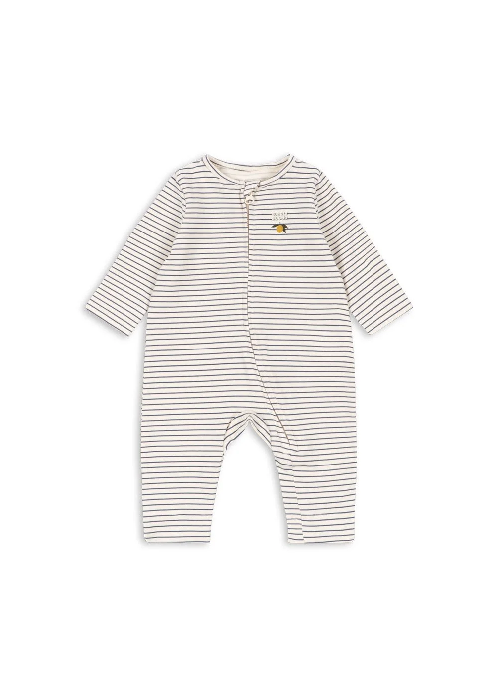 Konges Sløjd Basic Zip Onesie Gots – Stripe Como